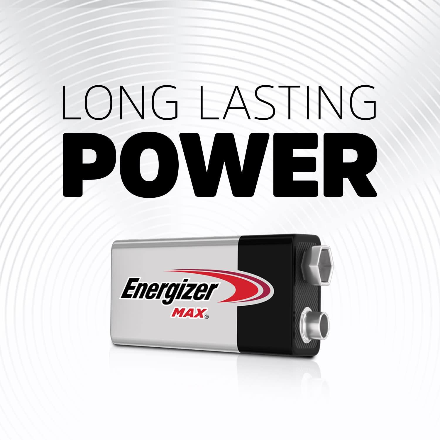 Energizer 9V Batteries, Max 9 Volt Battery Premium Alkaline, 8 Count - Image 2