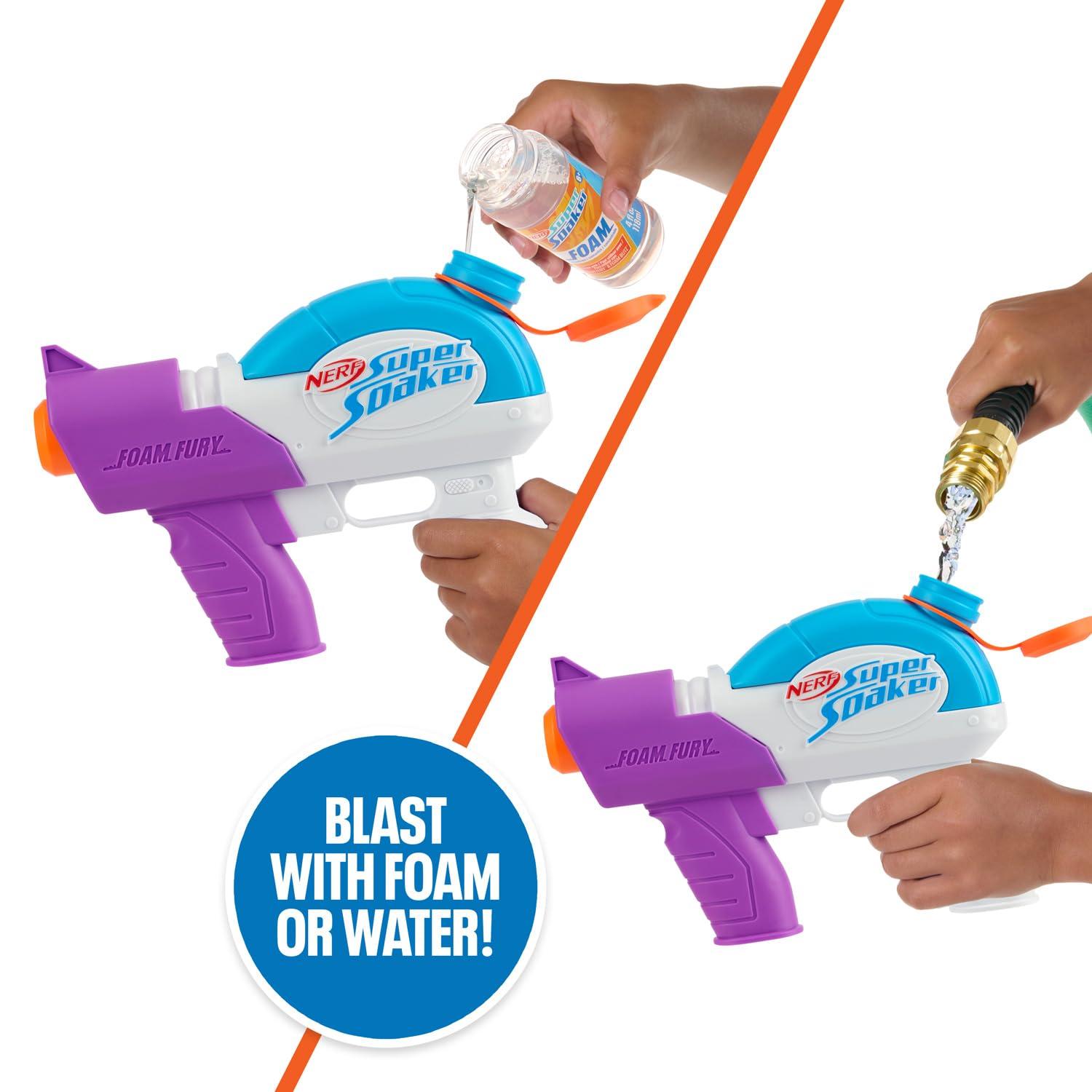 NERF Super Soaker Foam Fury Blaster – The Ultimate Foam Blaster for Outdoor Summer Fun - Image 4