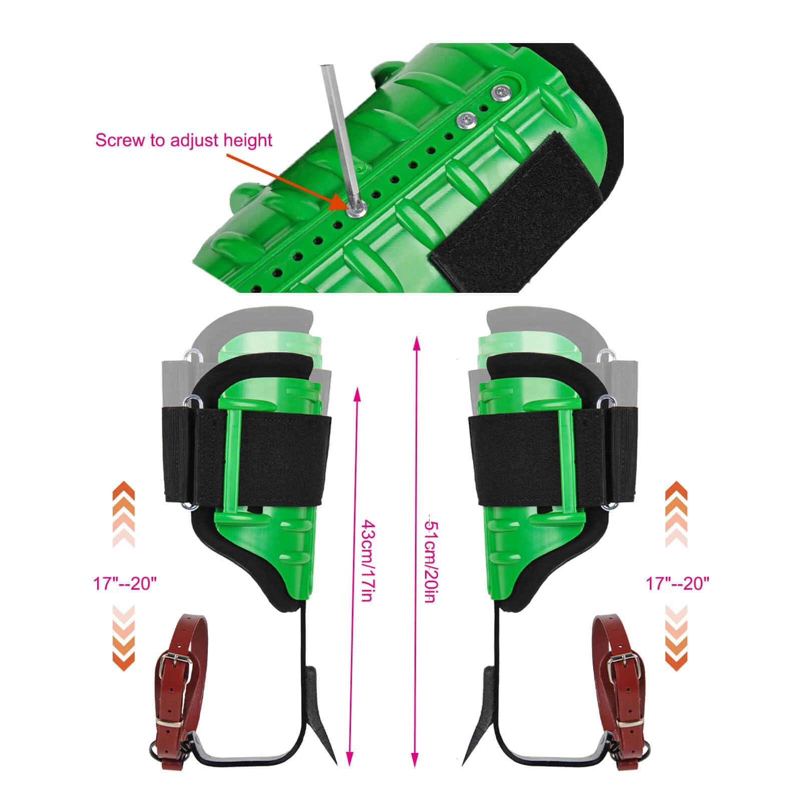Rohseson Tree Climbing Spikes, Height Adjustable Tree Climbing Gear with Non-Slip Pedal, Upgraded Tree Climbing gaffs with Soft Padding for Logging, Tree Trimming,Tree surgen,Hunting - Image 4