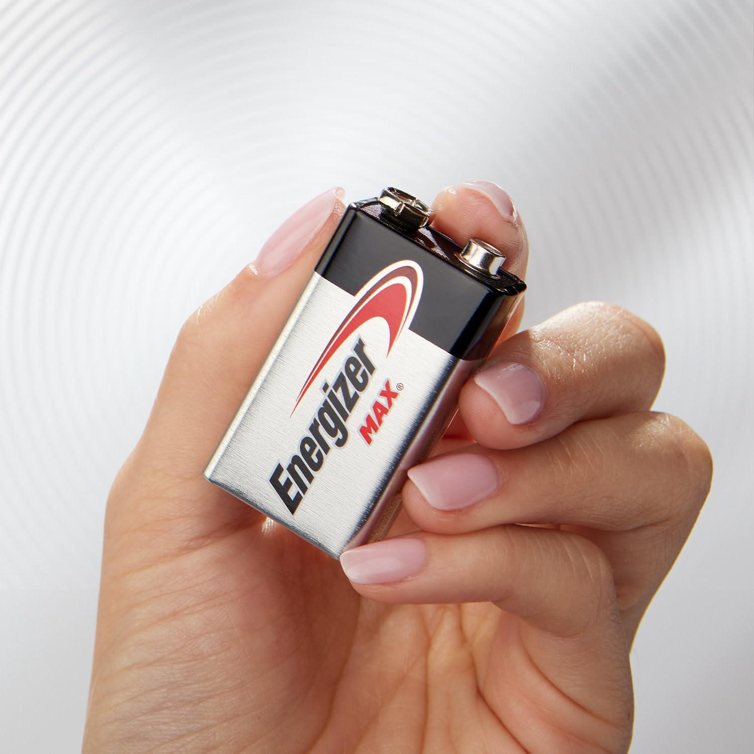 Energizer MAX 9V Batteries (4 Pack), 9 Volt Alkaline Batteries - Image 4