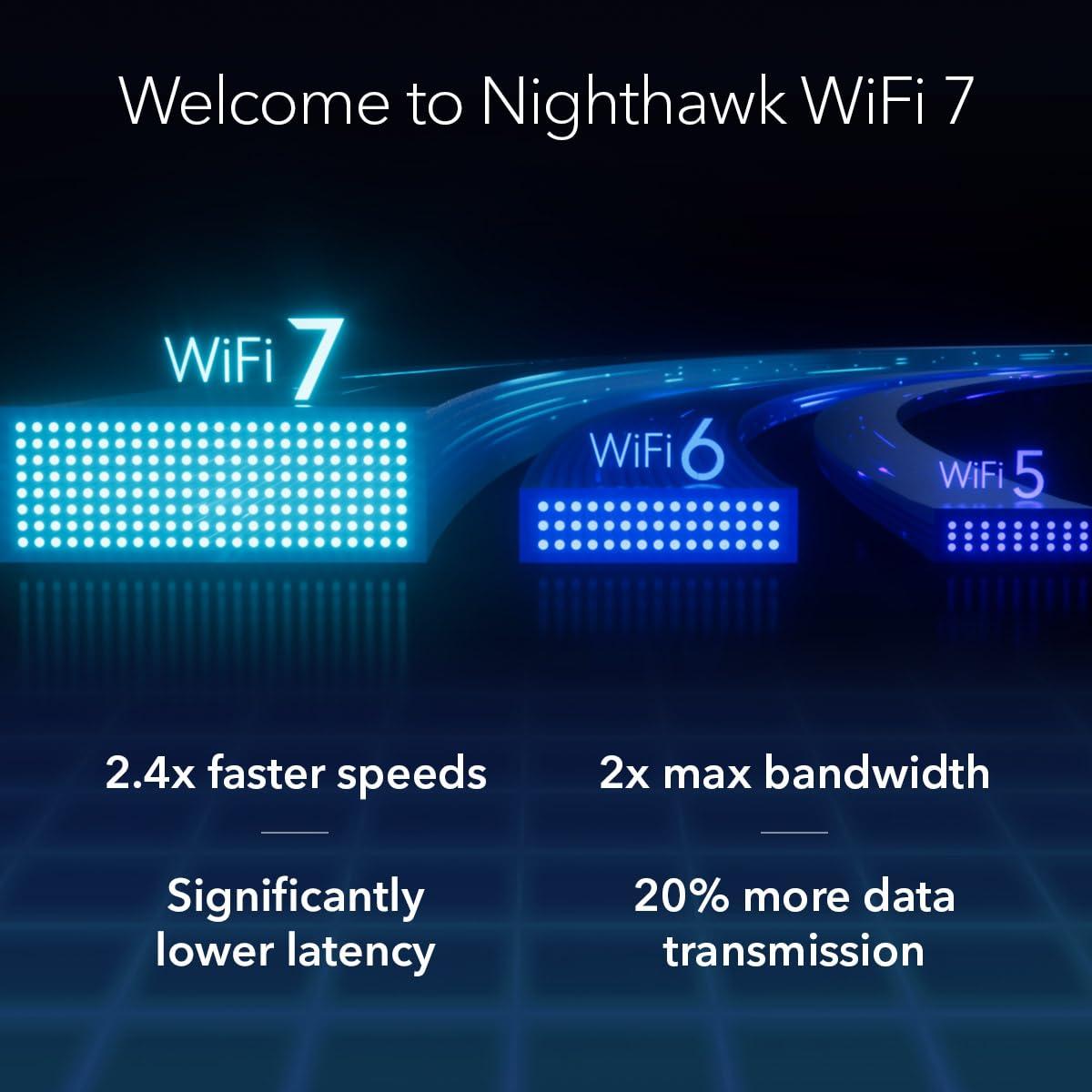 NETGEAR Nighthawk Tri-Band WiFi 7 Router (RS300) - Security Features, BE9300 Wireless Speed (up to 9.3Gbps) - Covers up to 2,500 sq. ft., 100 Devices - 2.5 Gig Internet Port - Image 8