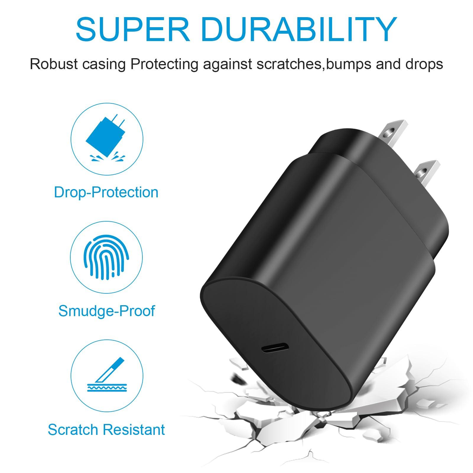 Type C Charger Fast Charging USB C Samsung Chargers Block 25W Super Fast Wall Chargers for Samsung Galaxy S25/S24 S23 S22 S21 Ultra/S20/S20 Ultra/Note 20 Ultra,Android Charger - Image 2
