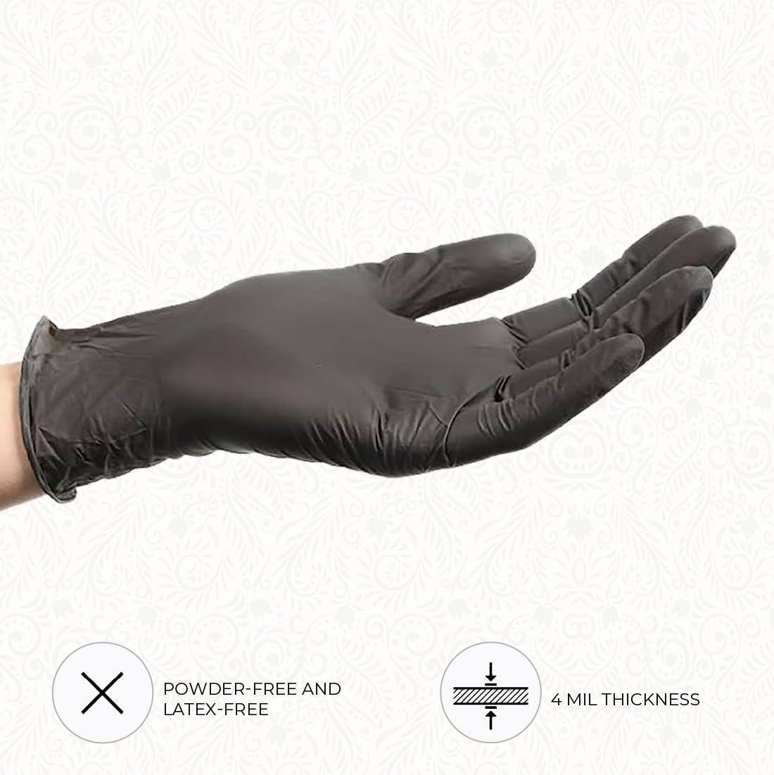 ForPro Disposable Nitrile Gloves, Chemical Resistant, Powder-Free, Latex-Free, Non-Sterile, Food Safe, 4 Mil, 100-Count - Image 4