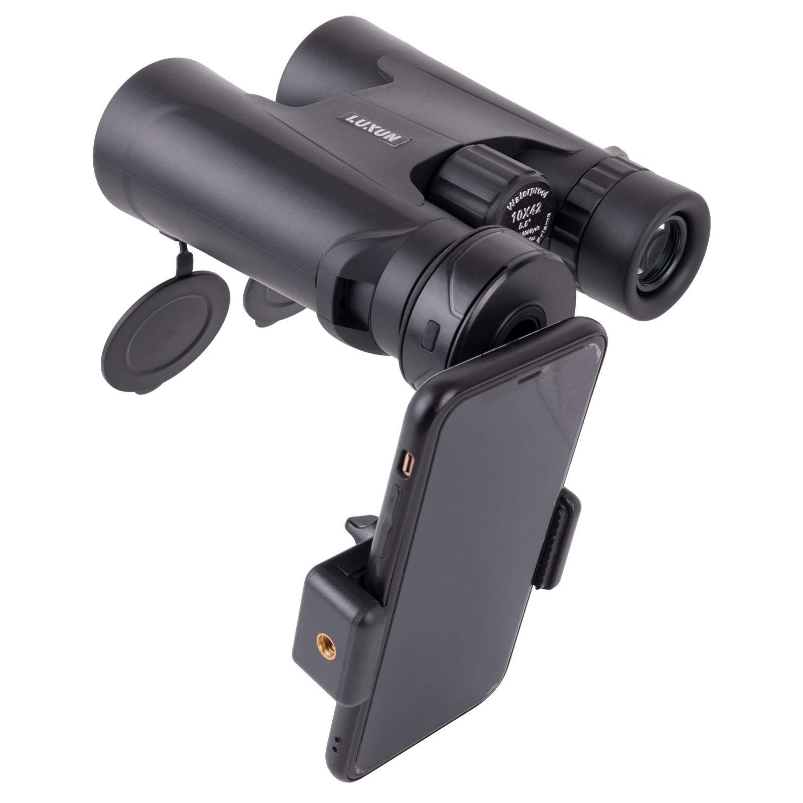 LUXUN Universal Cell Phone Photography Adapter Smart Phone Adapter Mount-Quick Smartphone Adapter Holder Clip Bracket for Binoculars Telescope Monocular Spotting Scope Microscope Accessories - Image 5