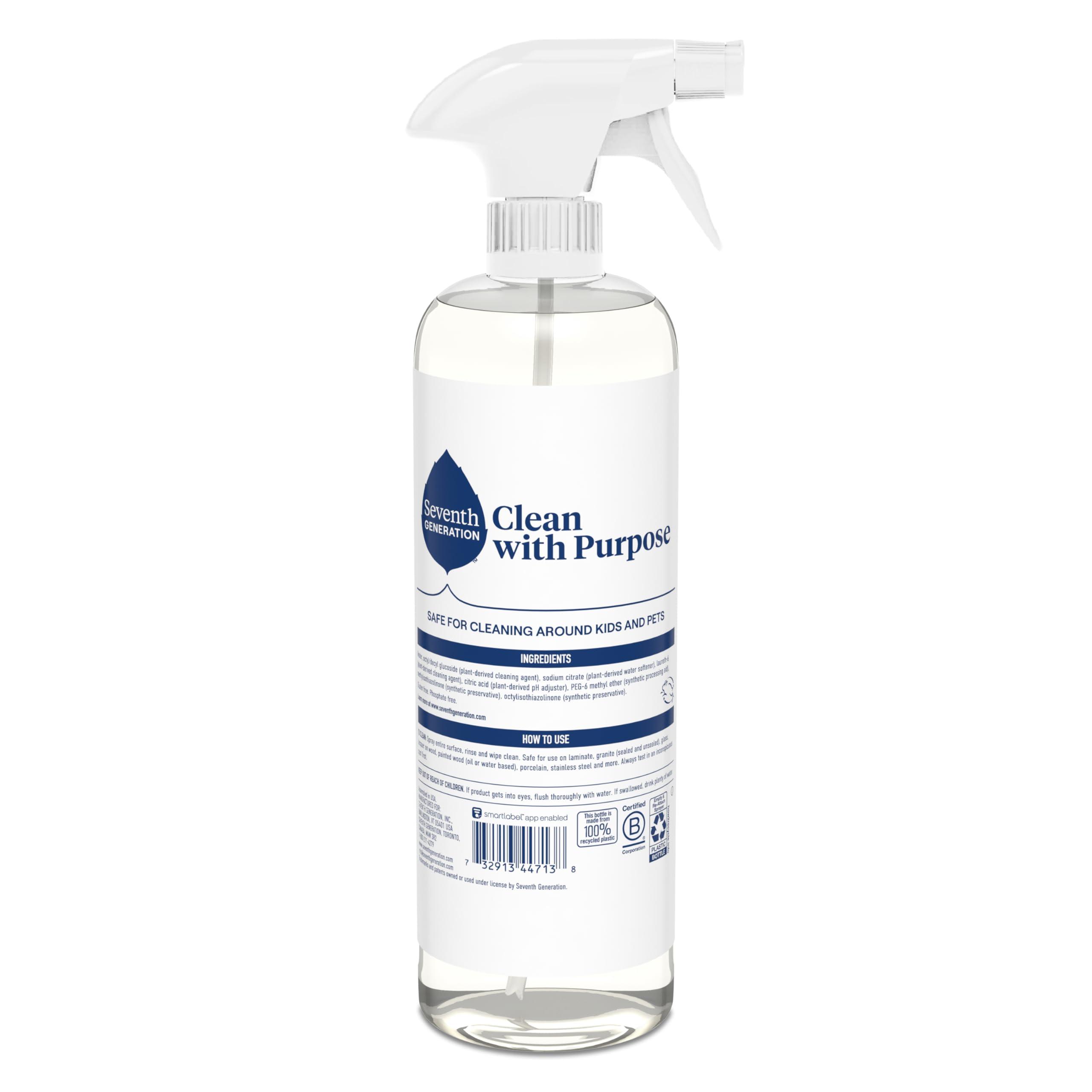 Seventh Generation All Purpose Cleaner, Biodegradable Formula, Free & Clear, 23 oz (Pack of 4) - Image 2
