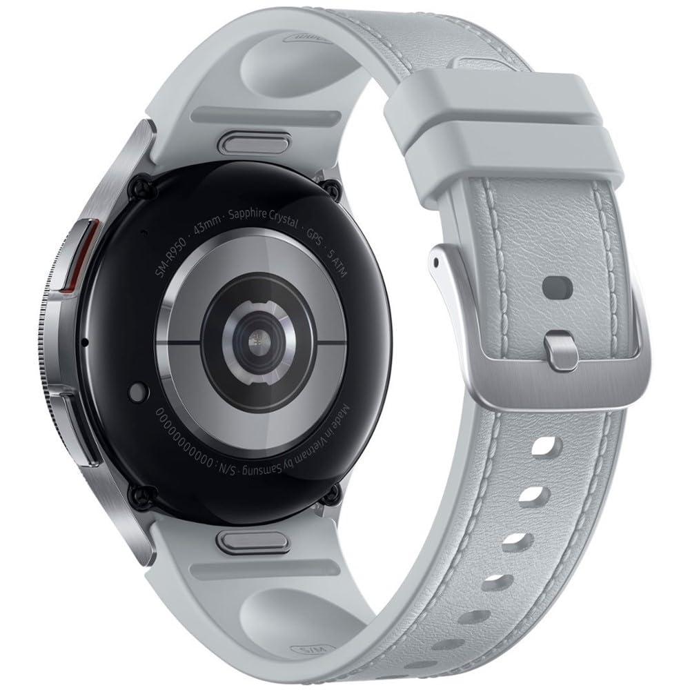 SAMSUNG Galaxy Watch 6 Classic 43mm Stainless-Steel Smartwatch w/Fitness Tracker, Heart Monitor, BIA Sensor, Bluetooth – Silver - Image 3