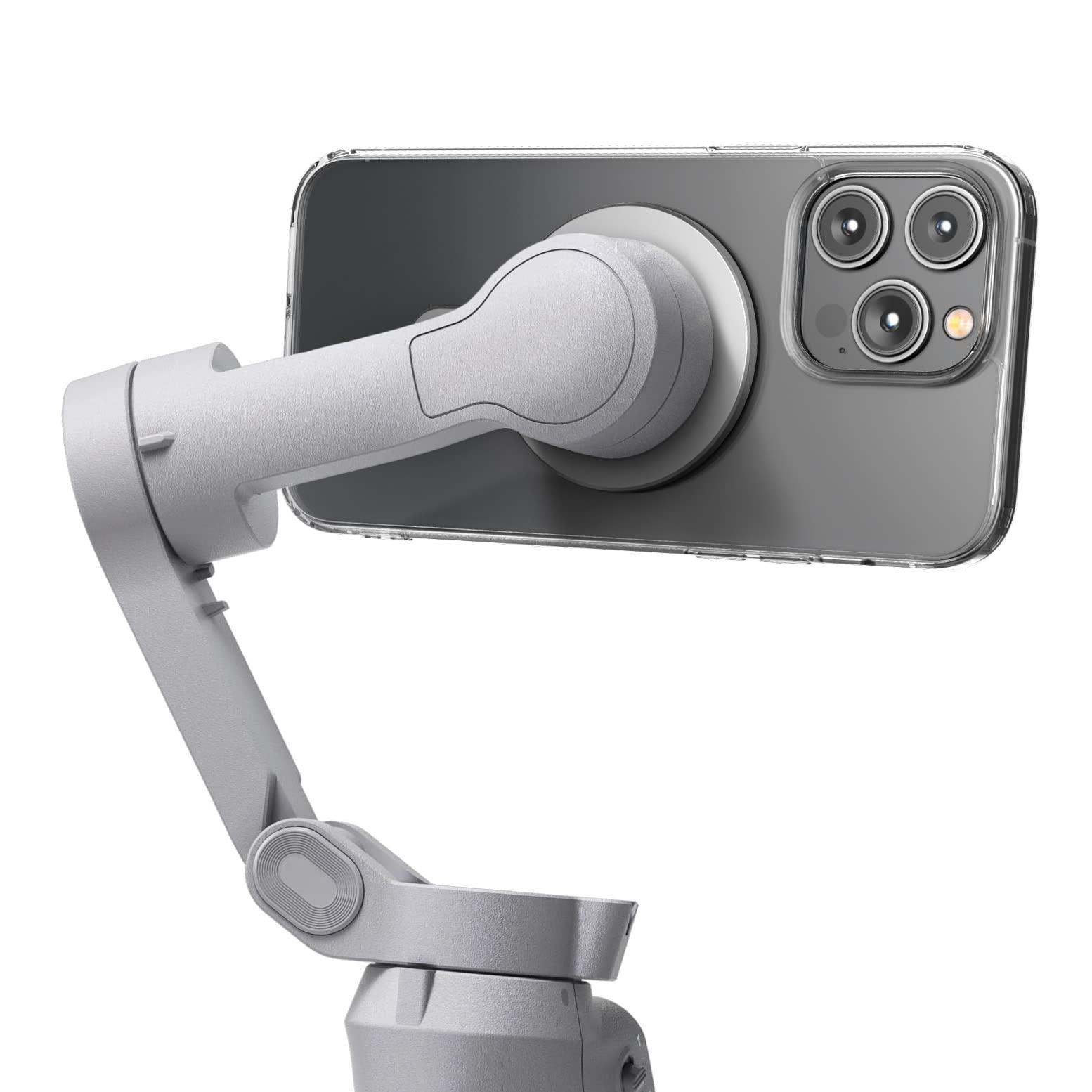 ENCASED Magnetic Adapter for DJI OM Smartphone Gimbal Stabilizer - Compatible with MagSafe (OM 4 / 4 SE, 5, 6) - Image 9
