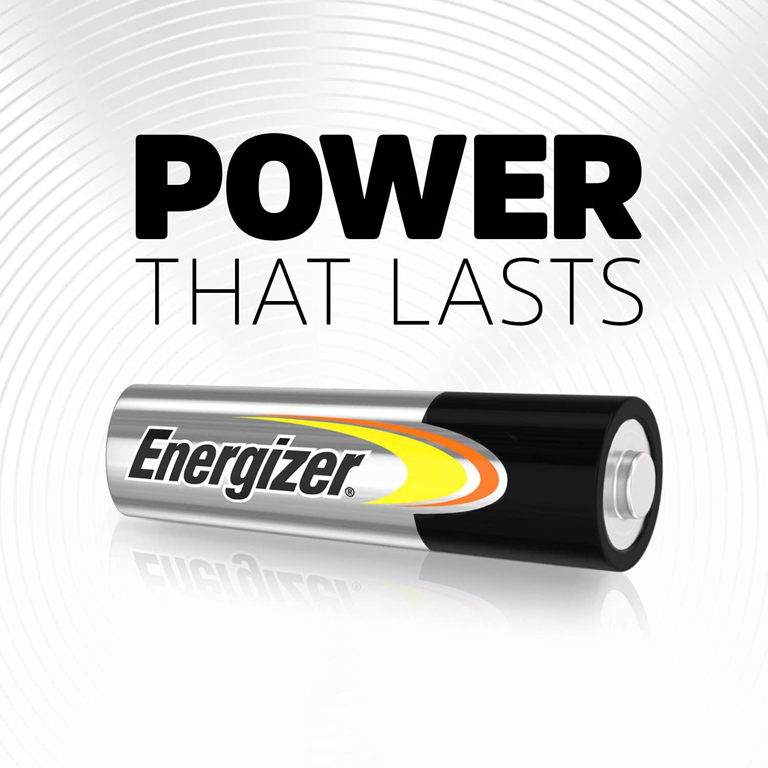 Energizer AA Batteries, Alkaline Power, 32 Pack, Double A Battery Pack - Amazon Exclusive (Packaging May Vary) - Image 2