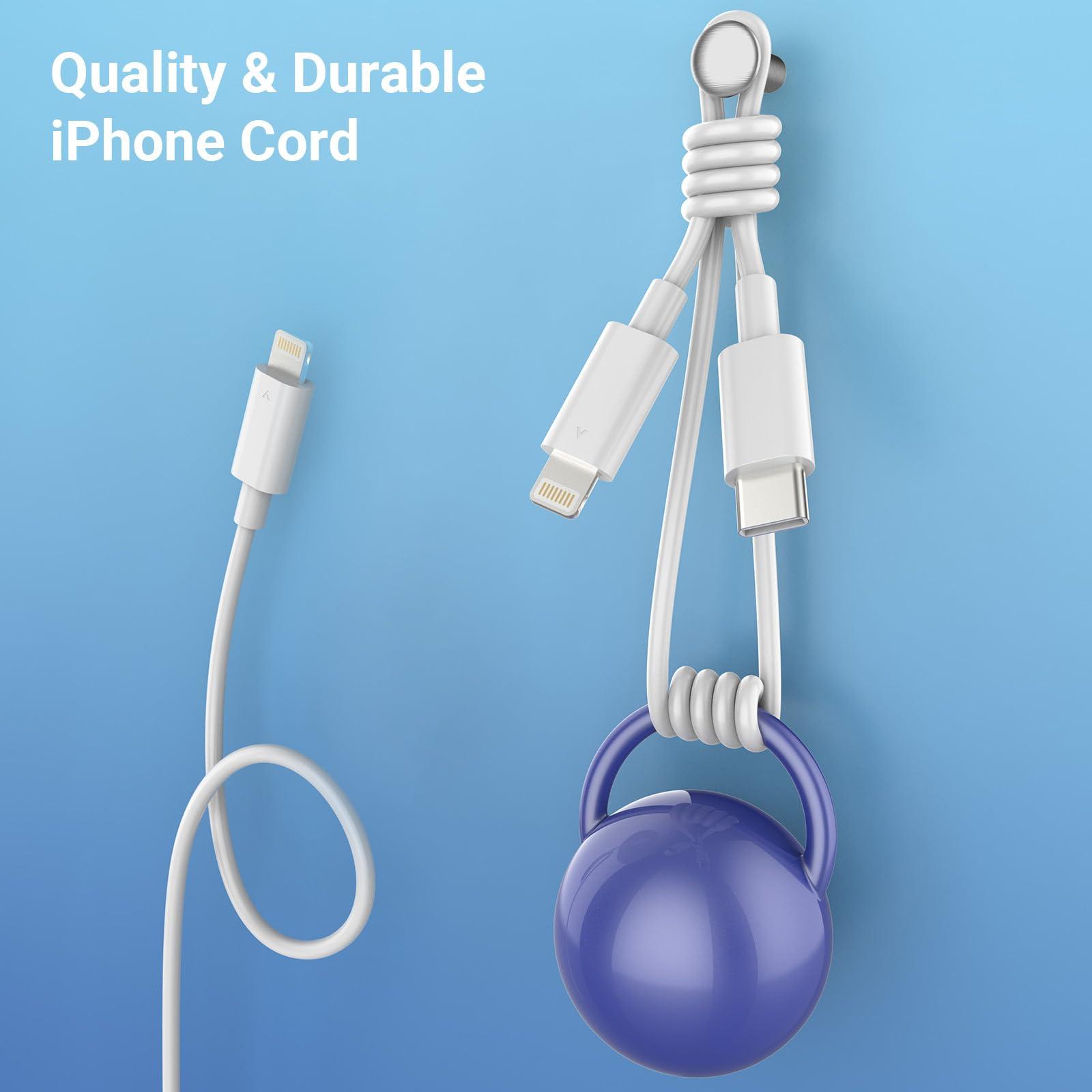 USB C Charger iPhone Charger Fast Charging 3Pack 20W PD+QC3.0 USB A Dual Port Wall Charger Block with 6FT USB C to Lightning Cable Compatible with iPhone 14 Pro Max/13Pro/12/11/XS/XR/X - Image 4