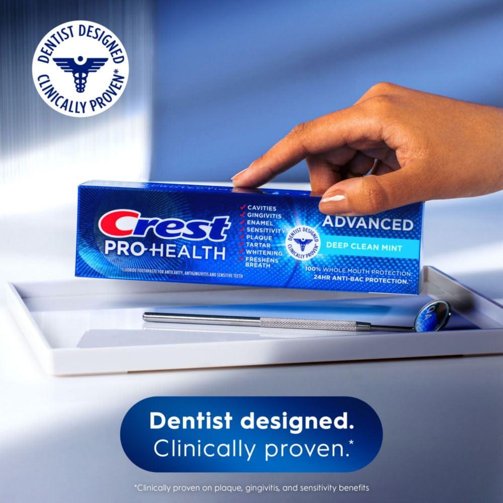 Crest Pro-Health Advanced Deep Clean Mint Toothpaste, 5.1 oz, - Image 5