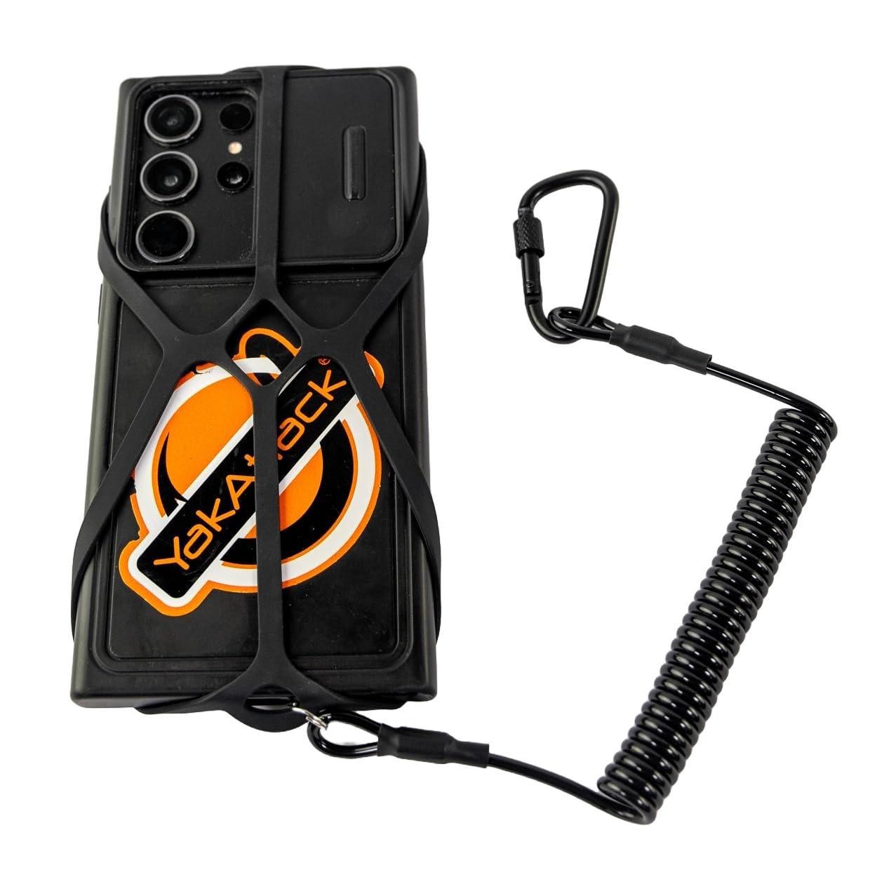 YakAttack Universal Smartphone Harness with Tether | Flexible Silicone Grip | Phone Leash for Kayaking, Fishing & Boating | Compatible with Most Phones - Image 4