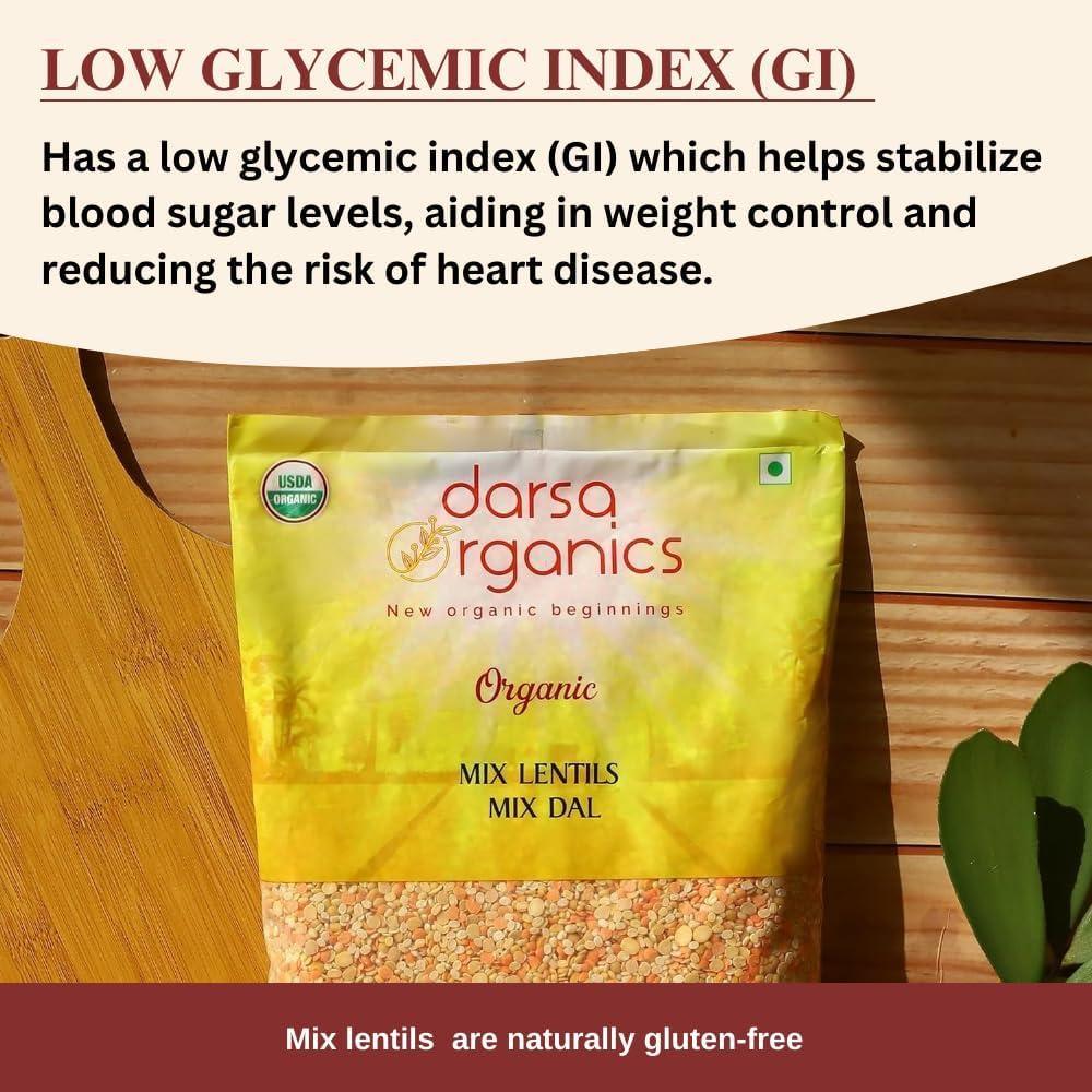 Darsa Organics Mix Lentils 2 lb – USDA Organic, Non-GMO, Kosher Mixed Dal – High Protein Indian Red Lentil Blend for Soup, Stews, Curry & Snacks – Chemical-Free, Premium Quality, Food-Grade Packaging - Image 6