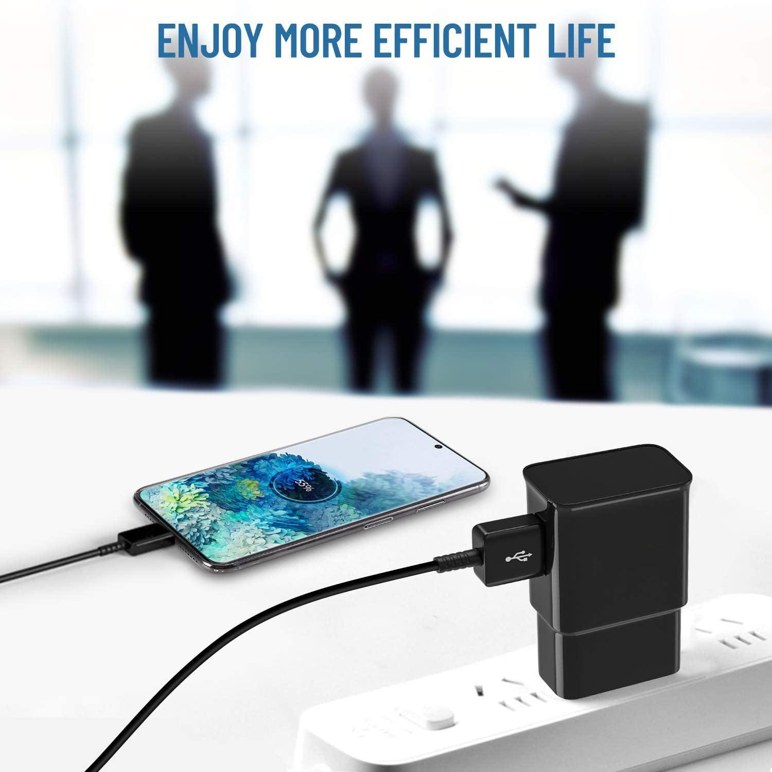 Phone Charger Android,Samsung Charger Fast Charging Cord Type C with USB C Charge Cable 6.6Ft for Samsung Galaxy S25/S24/S23/S22/S21/S20/S10/S10 Plus/S10E/S9/S8/S21Ultra/S22+/S22 Ultra/Note 8/9/10/20 - Image 6
