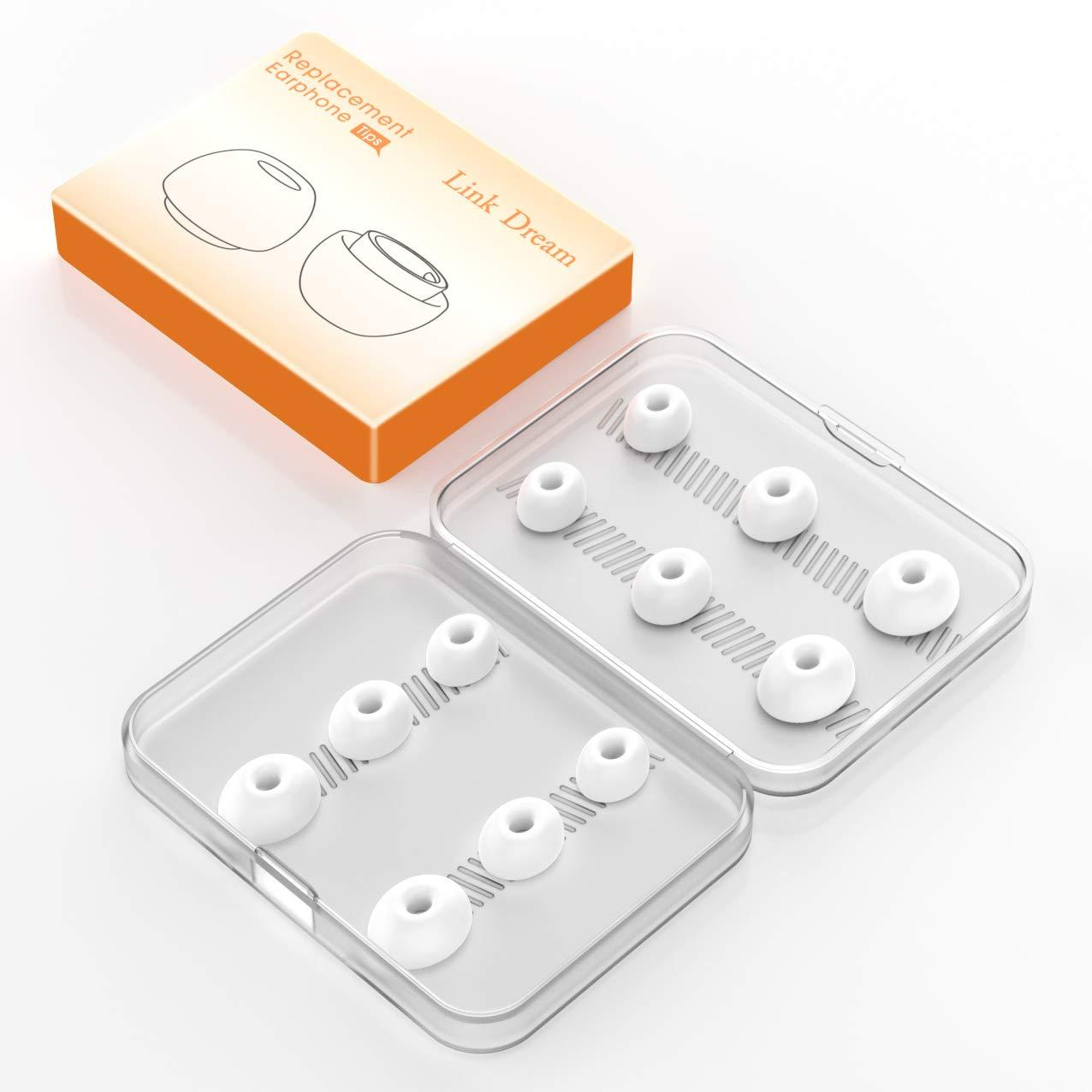 Link Dream 12 Pieces Replacement Ear Tips for AirPods Pro / AirPods Pro 2 Silicon Ear Buds Tips with Portable Storage Box (S/M/L) (6 Pairs) - Image 7