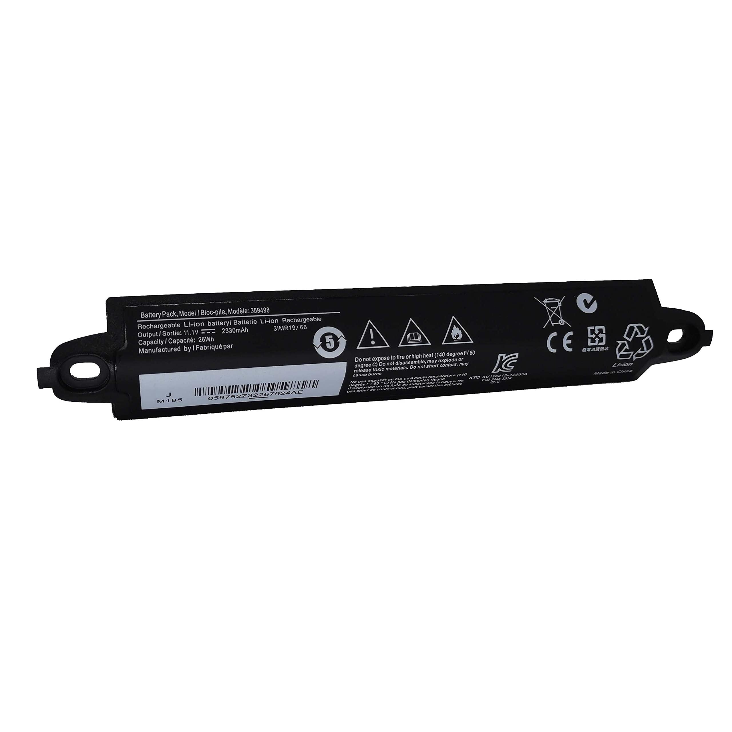 Fully. New 359498 Replacement Battery Compatible with SoundLink Bluetooth Mobile Speaker II III 330107A 0330107 359495 330105 404600 Series - 11.1V 2330mAh/25Wh - Image 5