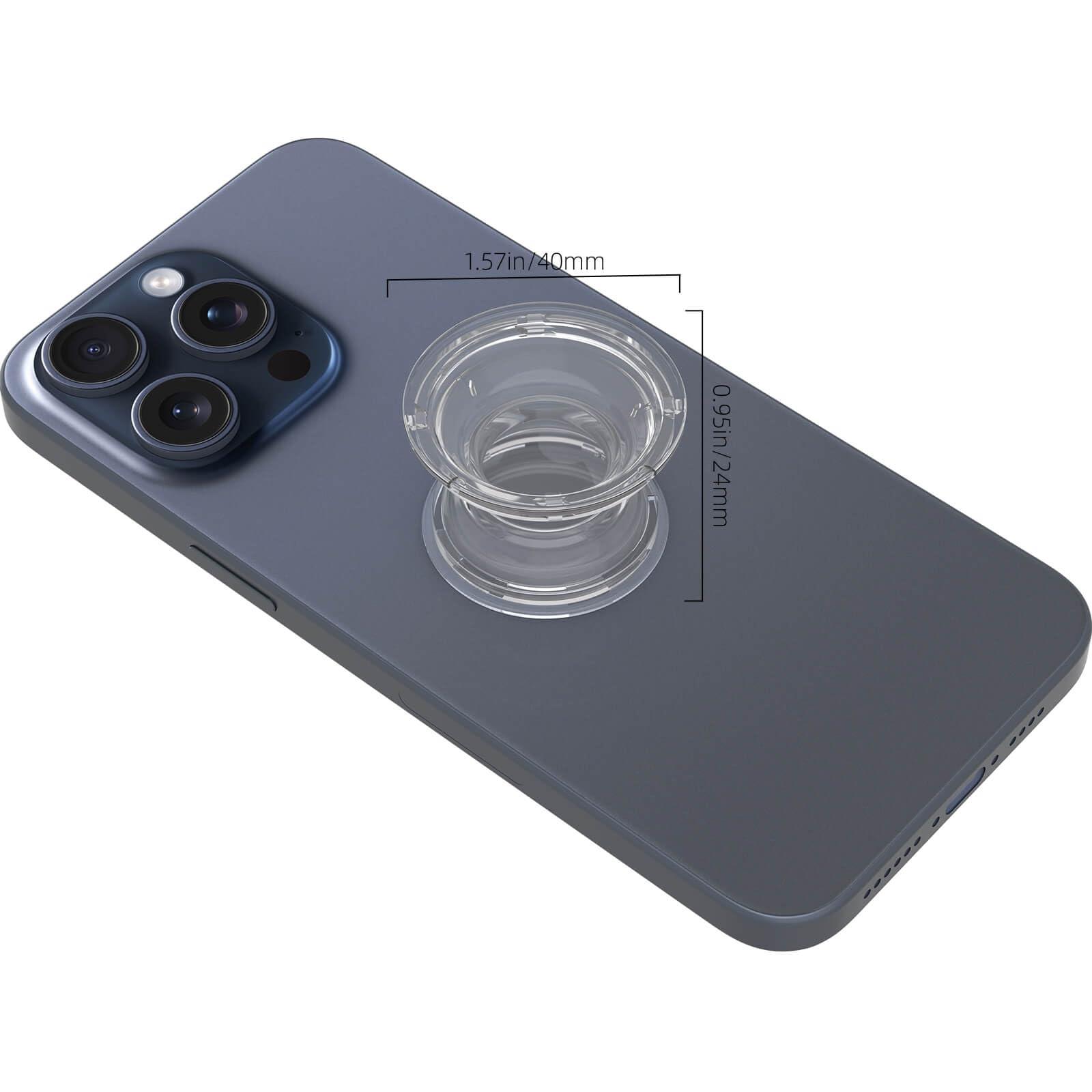 3 Pack Expandible Collapsible Mobile Phone Grip Stand Holder for Smartphone Tablet Cell Phone Accessory - Clear - Image 5