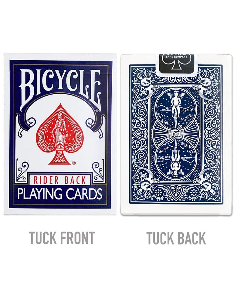 Bicycle Rider Back Playing Cards, Standard Index, Poker Cards, Premium Playing Cards, Red & Blue, 2 Count (Pack of 1) - Image 4