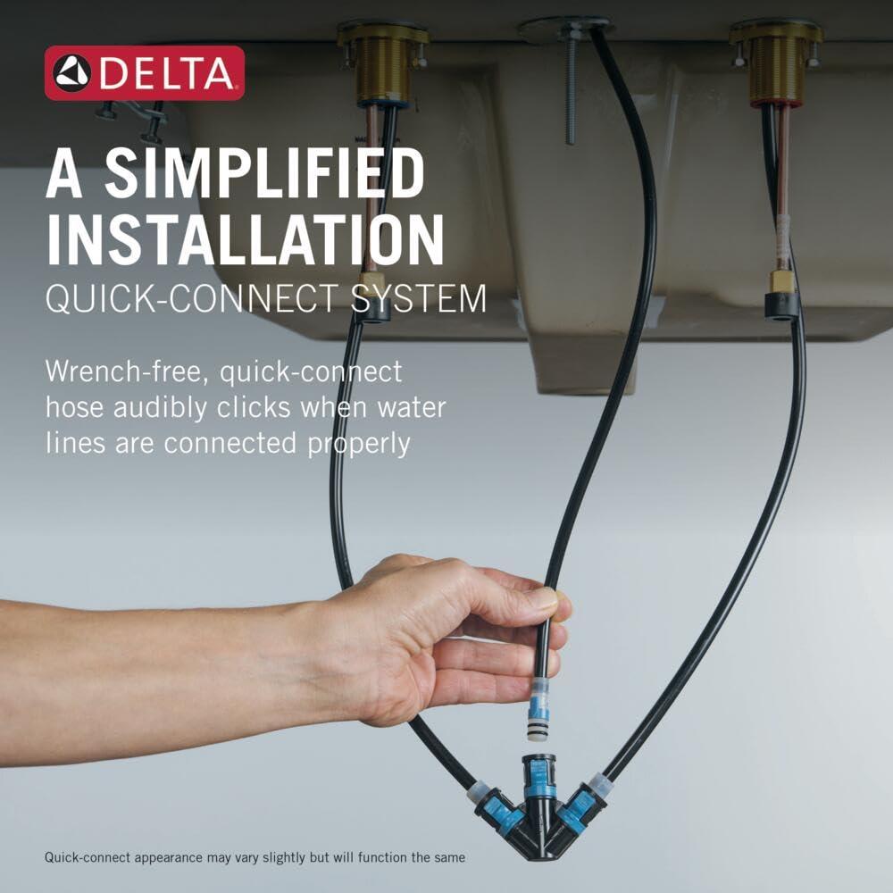 Delta 35864LF-SP Geist Bathroom Faucet, SpotShield Brushed Nickel - Image 7