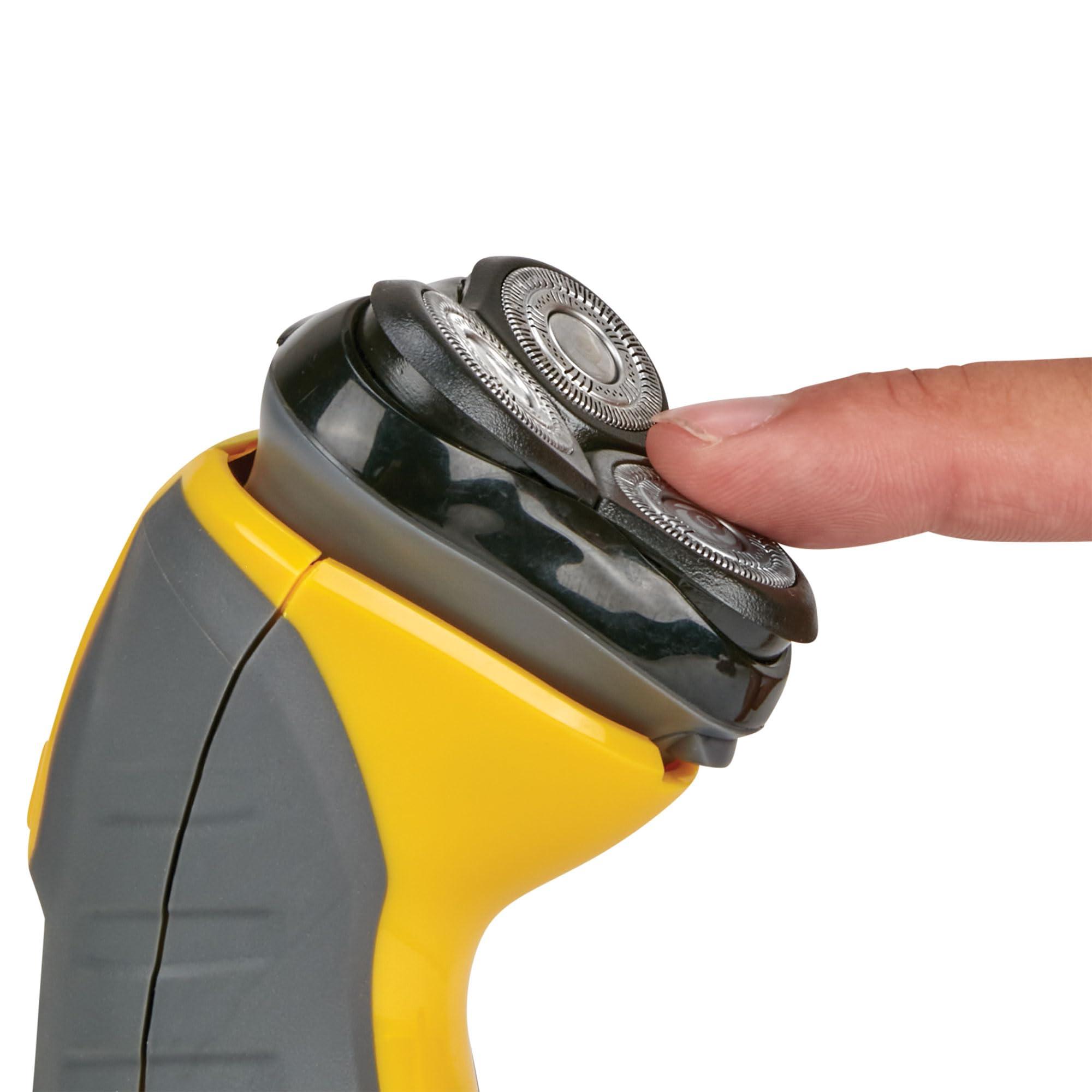 Remington Virtually Indestructible Rotary Shaver 5100, Electric Razor for Men, 100% Waterproof Design, Yellow - Image 3