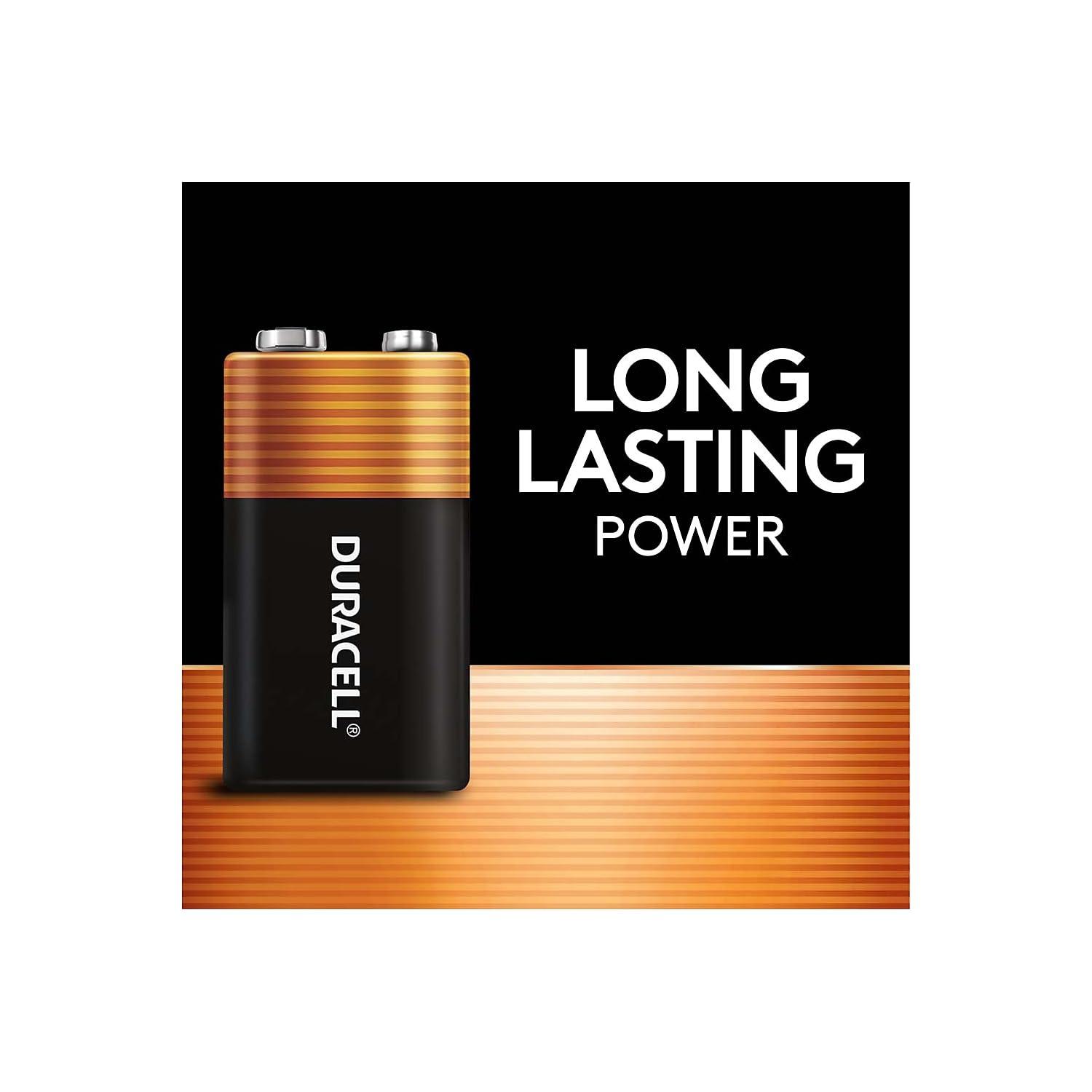 Duracell - CopperTop 9V Alkaline Batteries - long lasting, all-purpose 9 Volt battery for household and business - Pack of 12 - Image 2