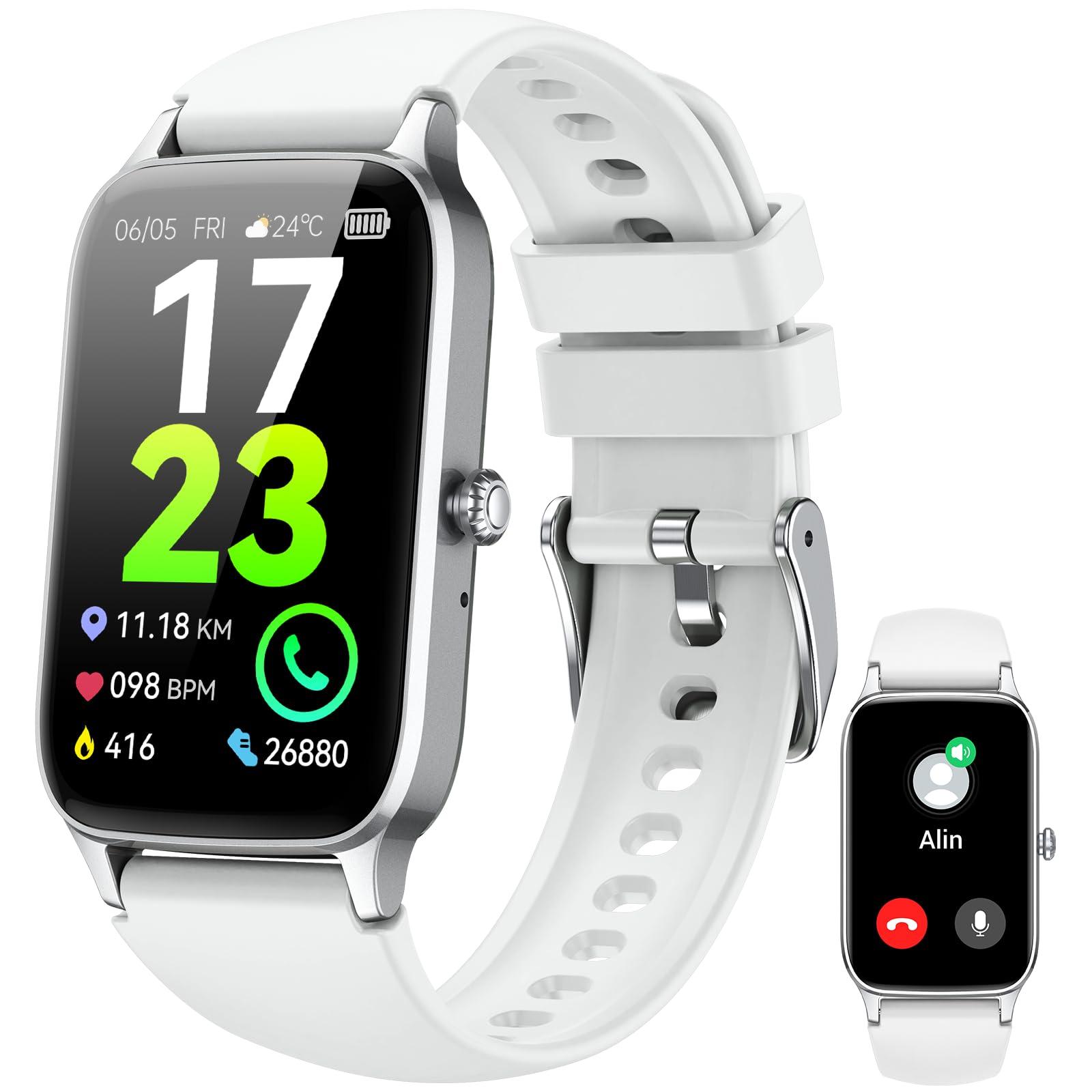 Smart Watch for Men Women(Answer/Make Call), 2025 Fitness Activity Tracker 1.57” Smartwatch with Heart Rate/Sleep Monitor/Pedometer/Calories/110+ Sports, IP68 Waterproof Fitness Watch for Android iOS