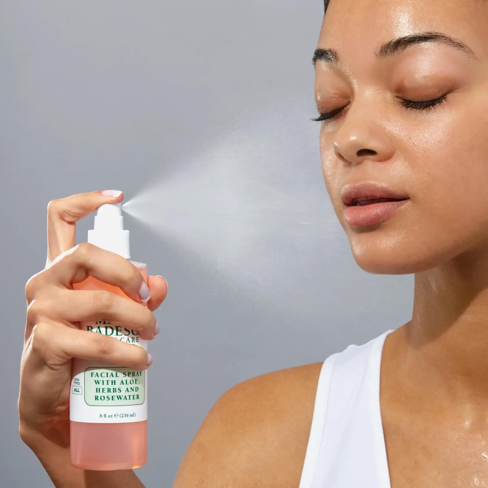 Mario Badescu Facial Spray with Aloe, Herbs and Rose Water for All Skin Types, Face Mist that Hydrates, Rejuvenates & Clarifies - Image 2