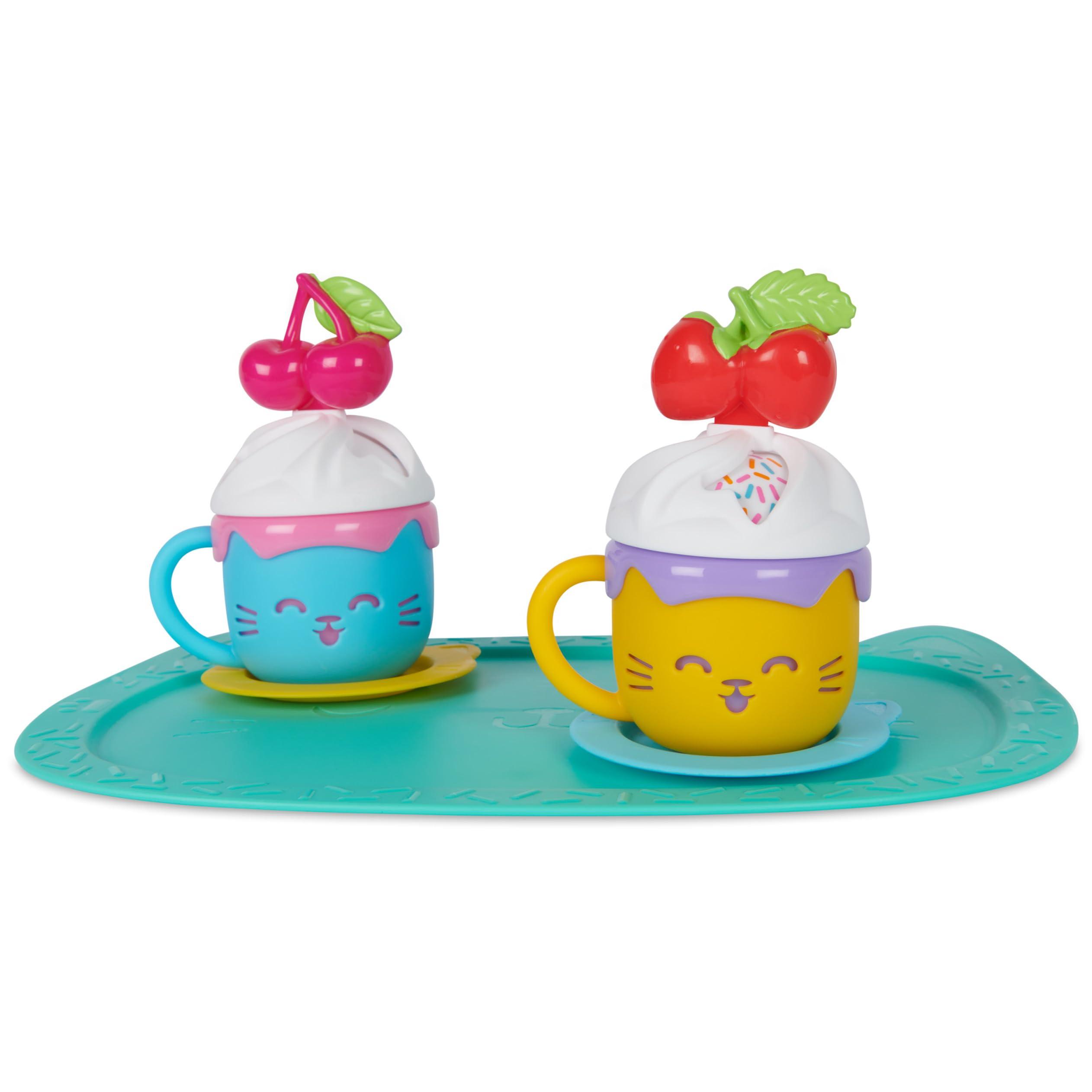 Gabby’s Dollhouse, Sprinkle Party Sweet Treat Set, Pretend Play Kitchen Hot Cocoa Party Set with Fruit & Sprinkles, Kids Toys for Girls and Boys 3+ - Image 8