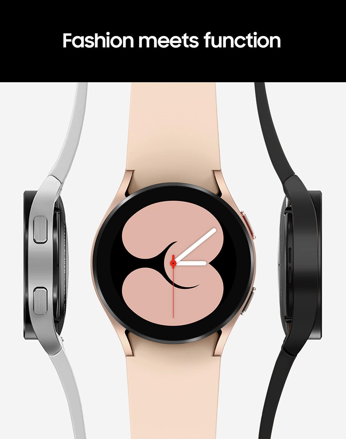 SAMSUNG Galaxy Watch 4 40mm Smartwatch with ECG Monitor Tracker for Health, Fitness, Running, Sleep Cycles, GPS Fall Detection, Bluetooth, US Version, SM-R860NZDAXAA, Pink Gold - Image 7