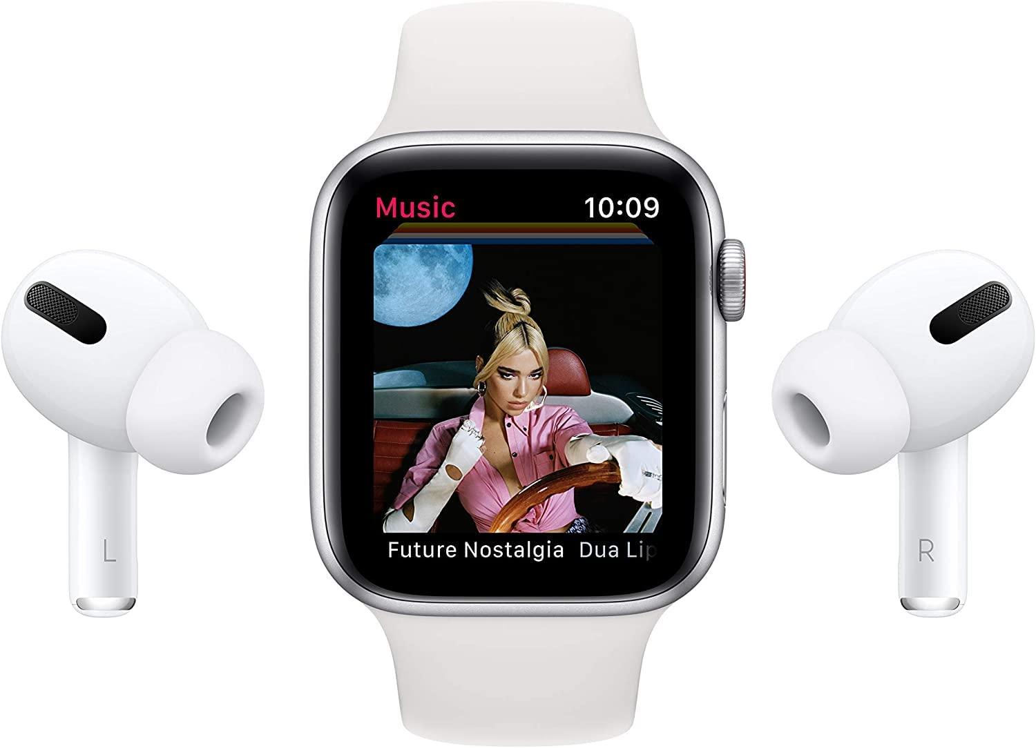 Apple Watch SE (GPS, 40mm) - Space Gray Aluminum Case with Black Sport Band (Renewed) - Image 7