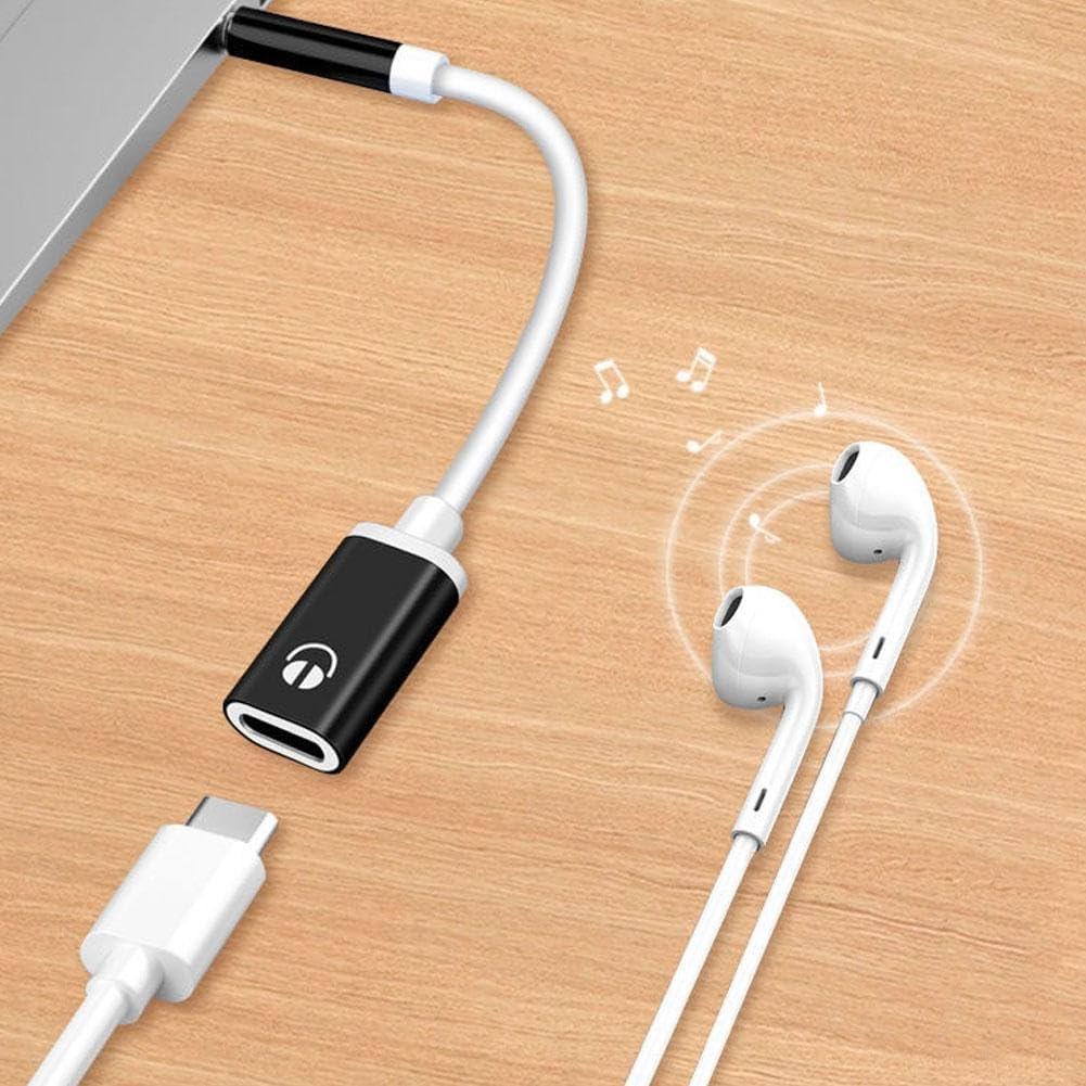Wentoenapp 2 Pcs Black 3.5mm Male to TypeC Female Audio Cable Cord 3.5mm Analog Cable Type-C Converter Earphone Adapter Compatible with CD Players, MP3 Players, Laptops, Tablets, Smartphone - Image 7