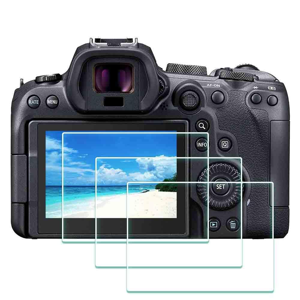 ULBTER Screen Protector for Canon EOS R7 /EOS R6 Mark II/EOS R6 Camera, 9H EOSR6 EOSR7 Tempered Glass Screen Protector Edge to Edge Protection,Anti-Scrach Anti-Bubble [3 Pack]