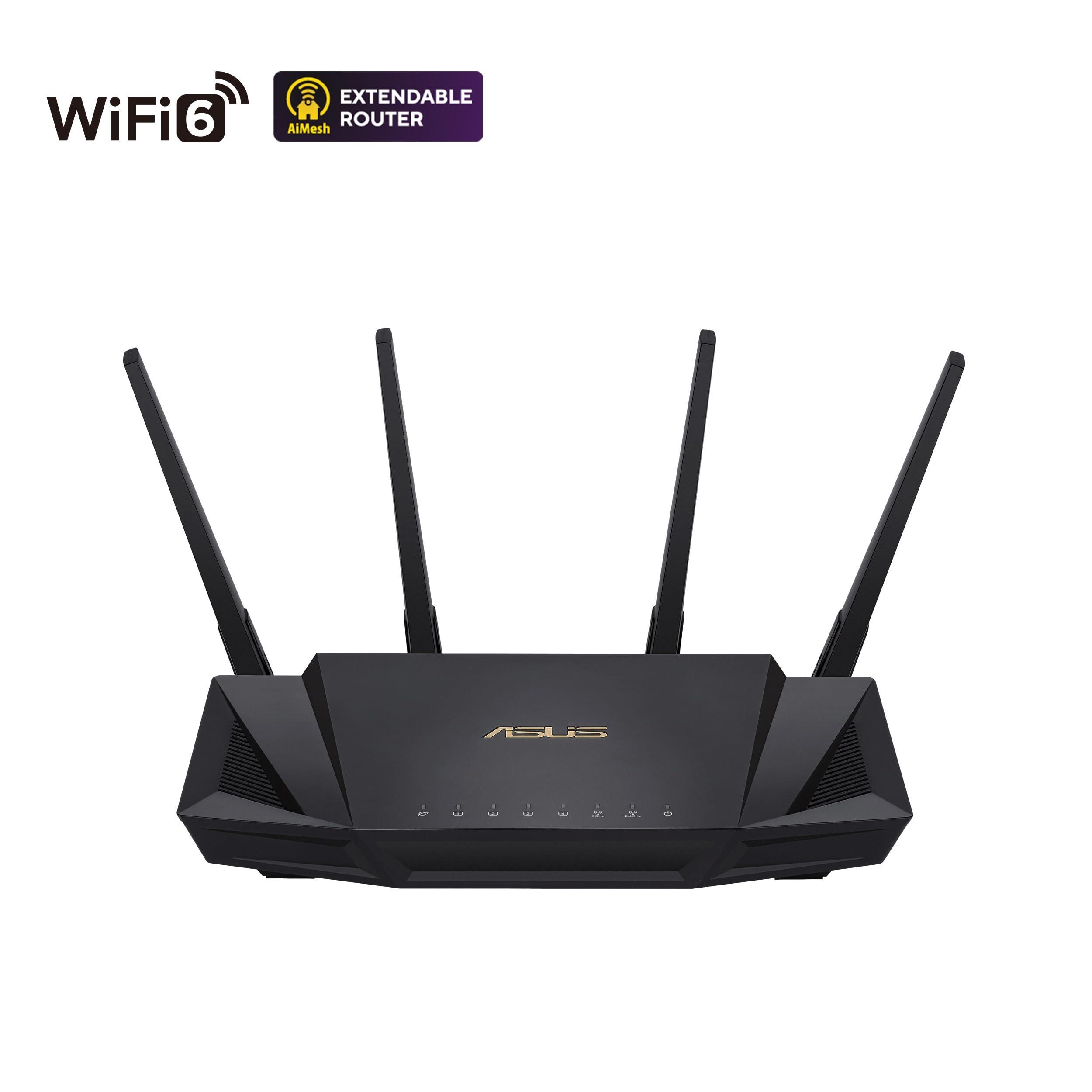 ASUS RT-AX3000 Ultra-Fast Dual Band Gigabit Wireless Router - Next Gen WiFi 6, Adaptive QoS, and AiProtection by Trend Micro | 1x WAN, 4x 1G LAN, 1x USB 3.0 - AiMesh Compatible - Image 10