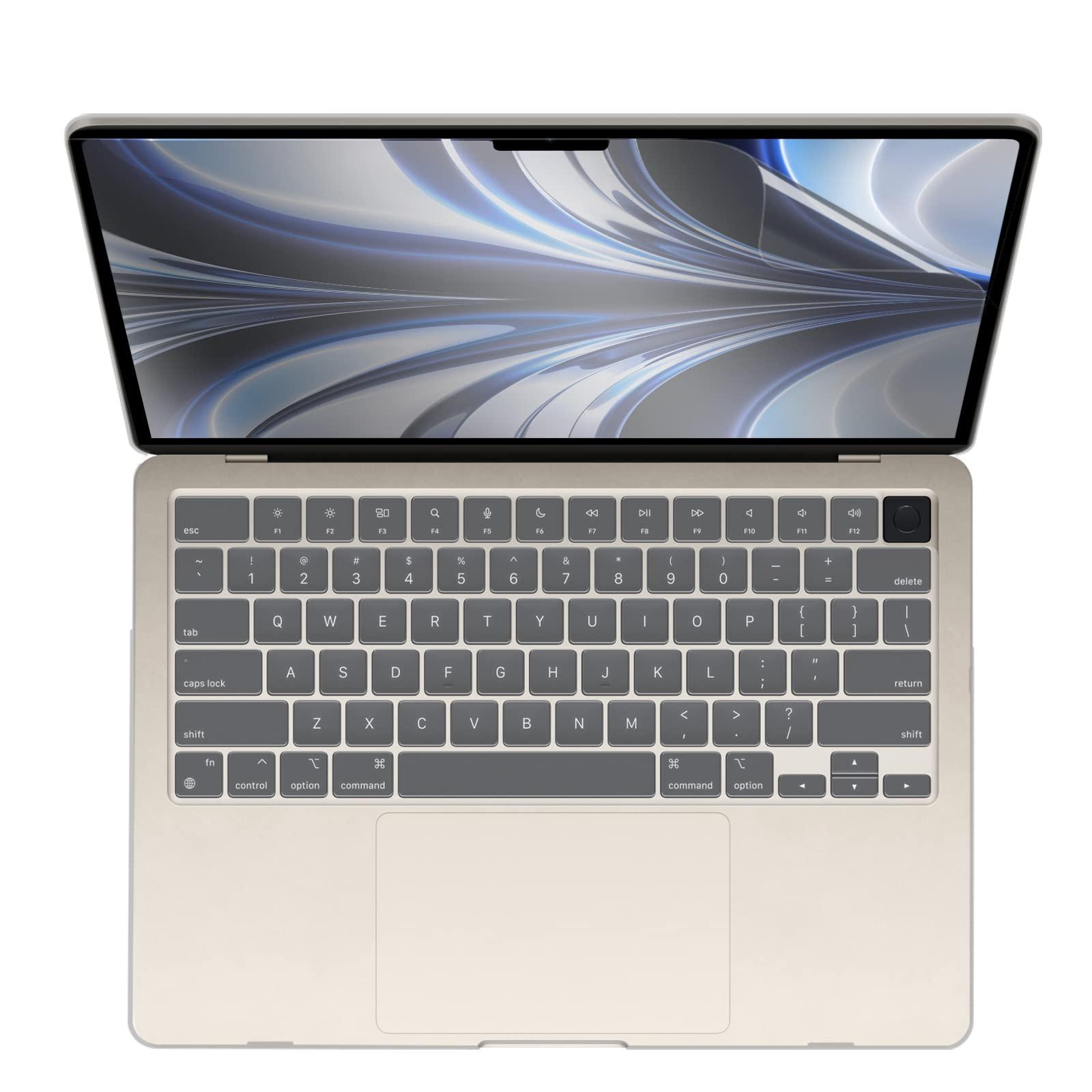 IBENZER Compatible with 2025 2024 2023 2022 MacBook Air 13 inch Case M4 A3240 M3 A3113 M2 A2681, Hardshell Case & KeyboardCover & ScreenFilm & Type-C for Mac Air 13.6, Crystal Clear, AT13-KK-CYCL+2TC - Image 7