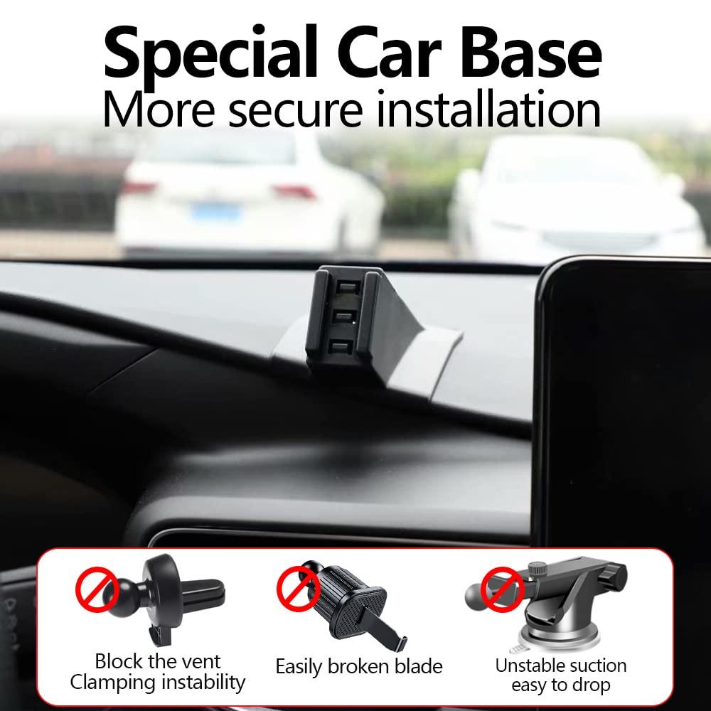 LUNQIN Car Phone Holder Mount for 2020 2021 2022 2023 2024 Ford Explorer Auto Accessories Interior Decoration Mobile Cell Smartphone Bracket - Image 2