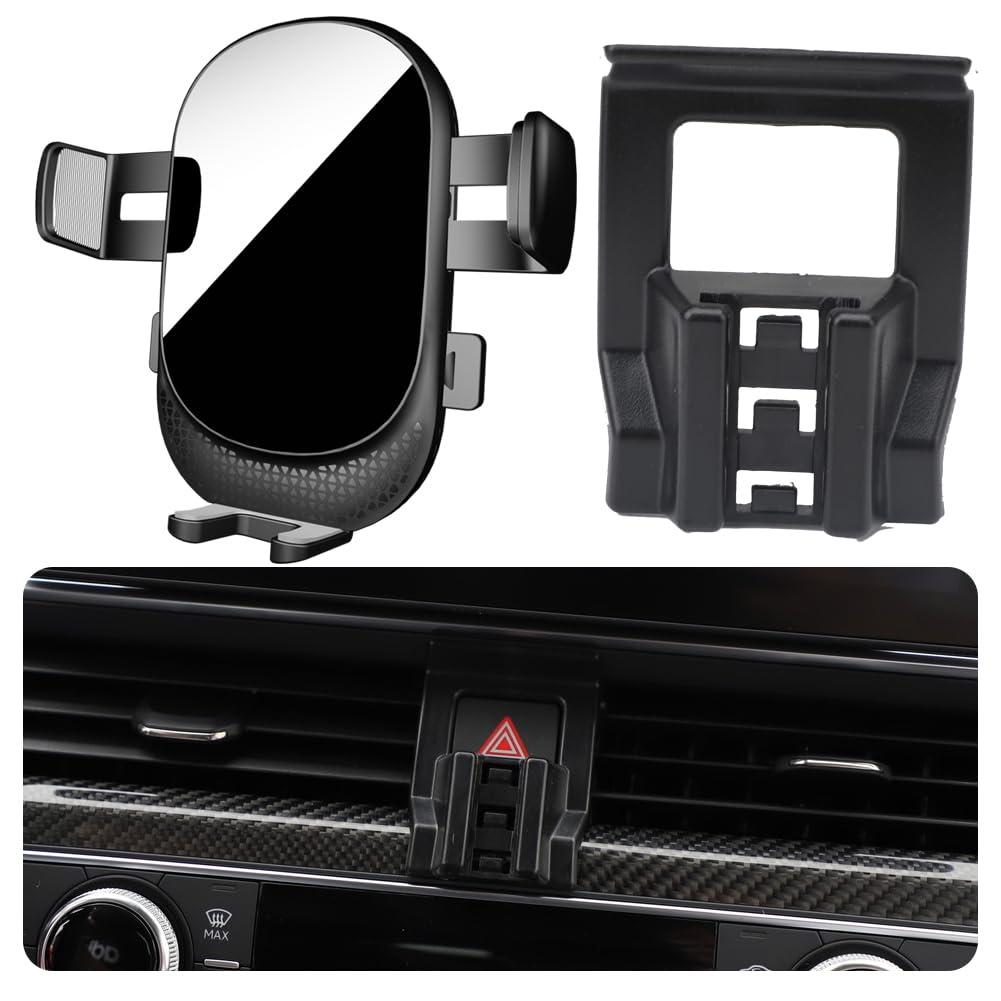 Car Phone Holder for Audi A4/S4/A5/S5/RS5 Auto Accessories [Only for Audi 2017-2025 A4 / S4 & 2018-2025 A5 / S5 / RS 5] [Auto Lock Hands Free Cell Phone Mount Car fits for iPhone & All Smartphones]