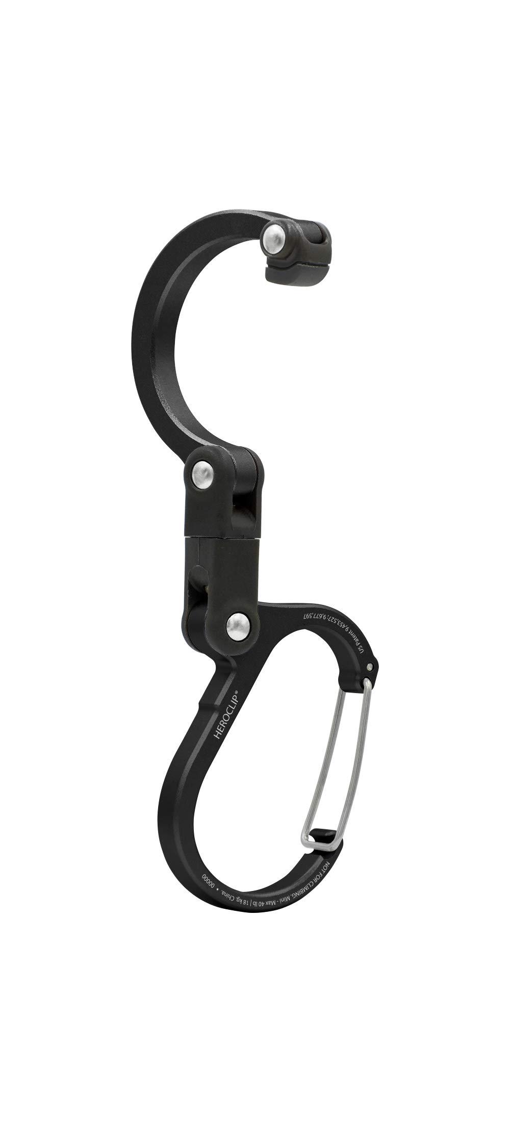 GEAR AID HEROCLIP Carabiner Clip and Hook (Mini) for Travel, Luggage, and Small Bags - Image 3