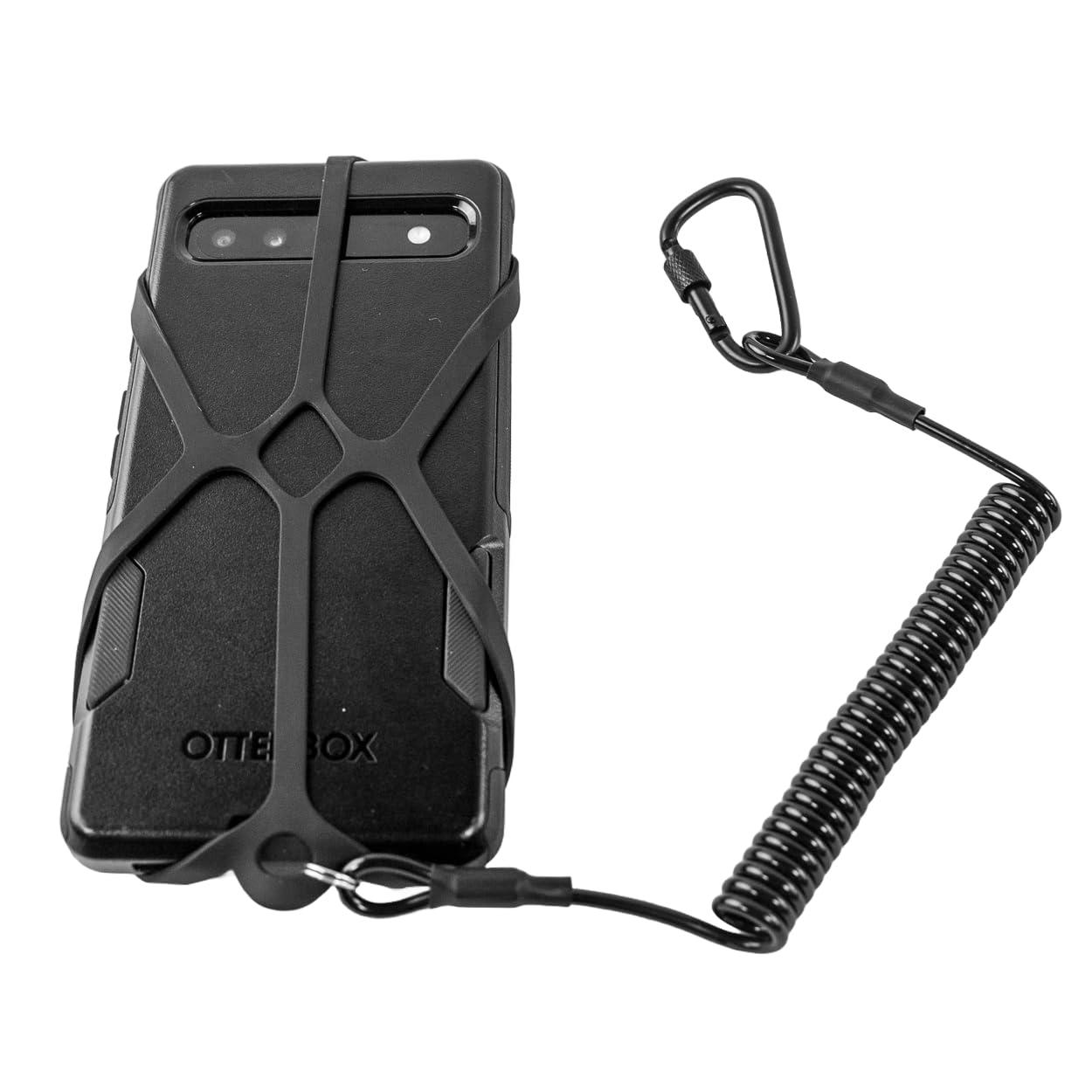 YakAttack Universal Smartphone Harness with Tether | Flexible Silicone Grip | Phone Leash for Kayaking, Fishing & Boating | Compatible with Most Phones - Image 5