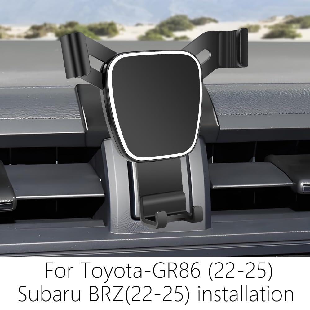 Car Phone Holder for Toyota GR86 2022 2023 2024 2025，Subaru BRZ 2022 2023 2024 2025 Auto Accessories Navigation Bracket Interior Decoration Screen Dash Board Smartphone Mobile Cell Phone Mount case - Image 2