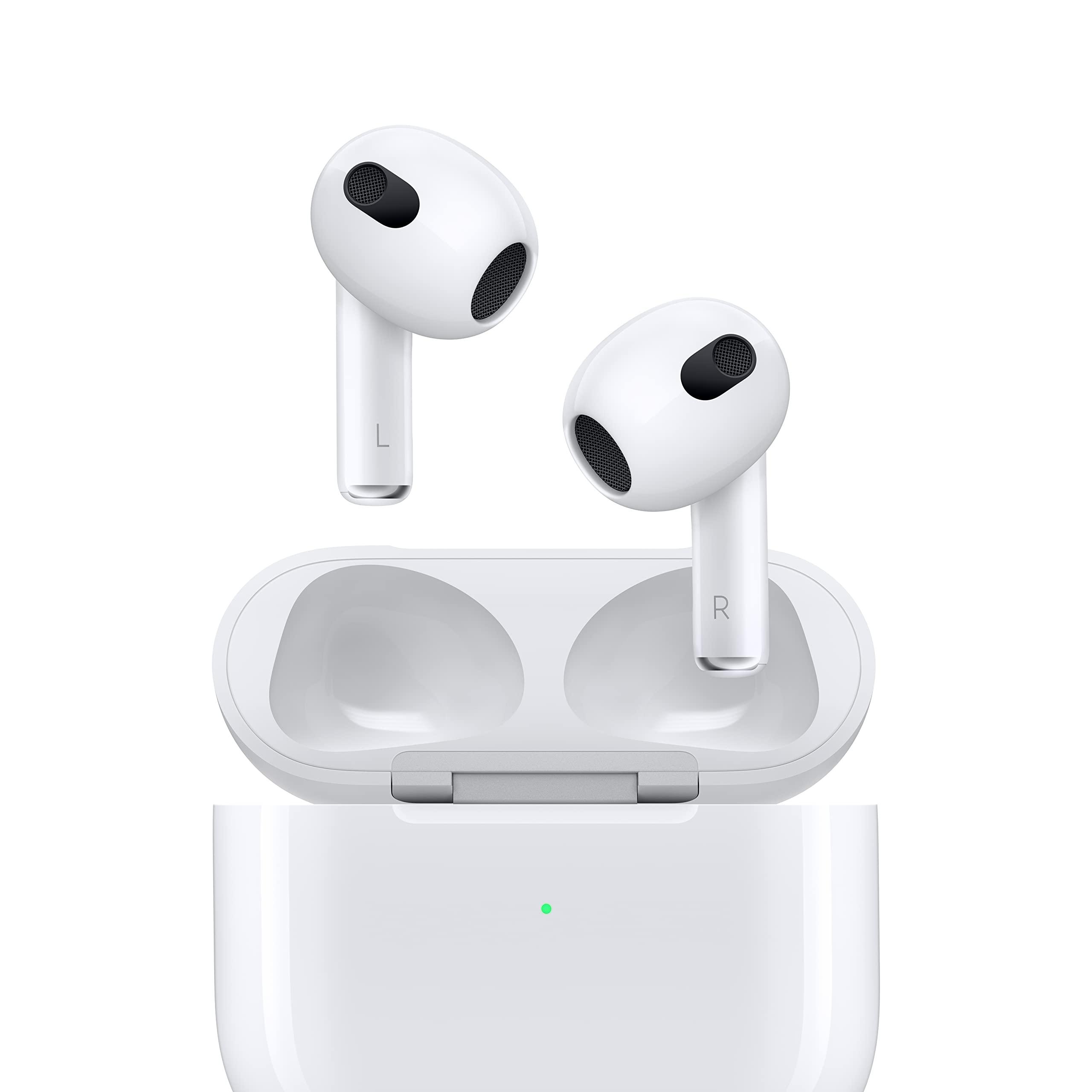 Apple AirPods (3rd Generation) Wireless Earbuds with MagSafe Charging Case. Spatial Audio, Sweat and Water Resistant, Up to 30 Hours of Battery Life. Bluetooth Headphones for iPhone - Image 2