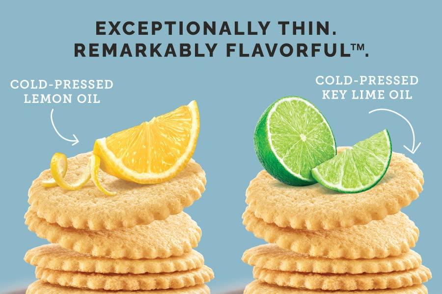 Dewey's Bakery Meyer Lemon & Key Lime Moravian Style Thin Cookies Variety Pack, Bakery Fresh with Real Simple Ingredients, Low Calorie Snack, No Artificial Flavors or Synthetic Colors, 9oz (Pack of 2) - Image 4