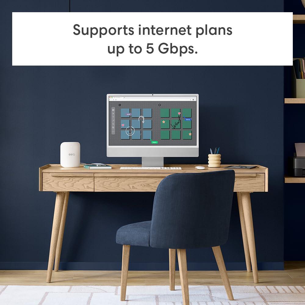 Introducing Amazon eero Pro 7 tri-band mesh Wi-Fi 7 router (newest model) - Supports internet plans up to 5 Gbps, Coverage up to 6,000 sq. ft., 3-pack - Image 5