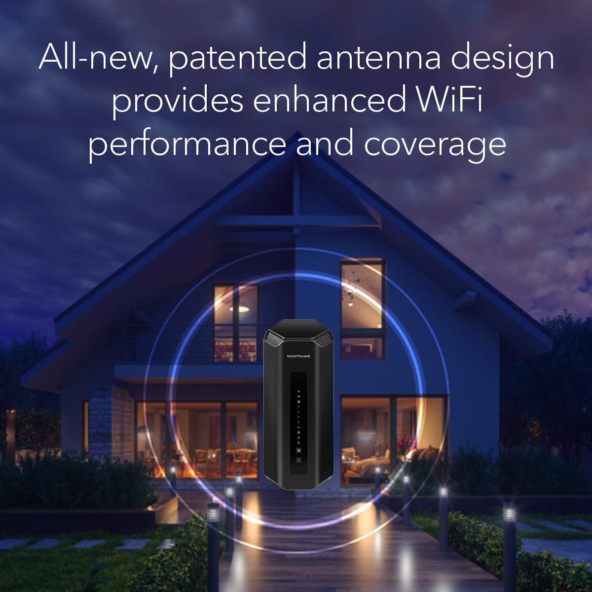 NETGEAR Nighthawk Tri-Band WiFi 7 Router (RS700S) - Security Features, BE19000 Wireless Speed (up to 19Gbps) – 10 Gig Internet Port - Covers up to 3,500 sq. ft., 200 Devices – 1-Year Armor Included - Image 6