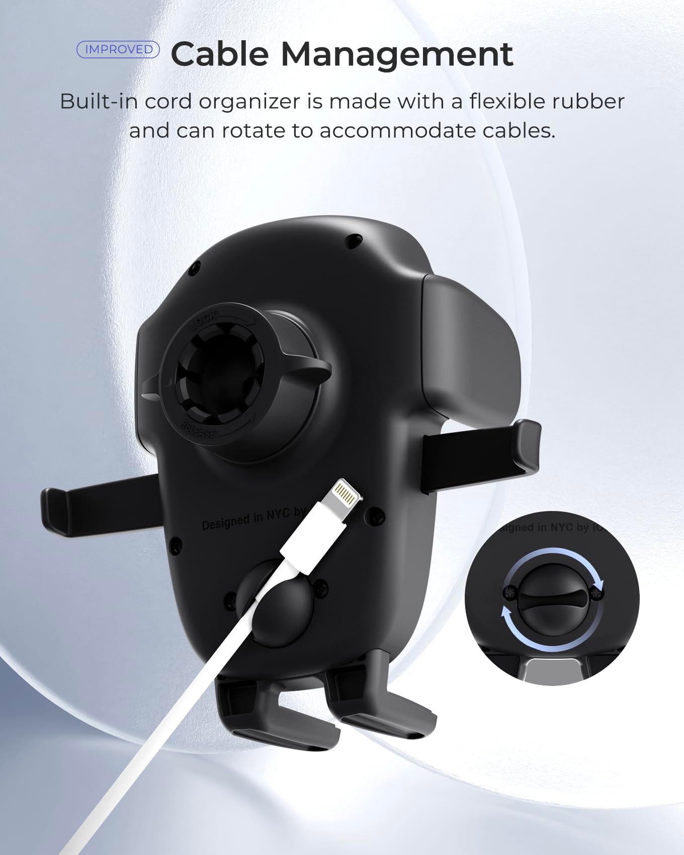 iOttie Easy One Touch Advanced Universal Car Mount Dashboard & Windshield Suction Cup Phone Holder for iPhone Samsung, Google, All Smartphones - Image 4