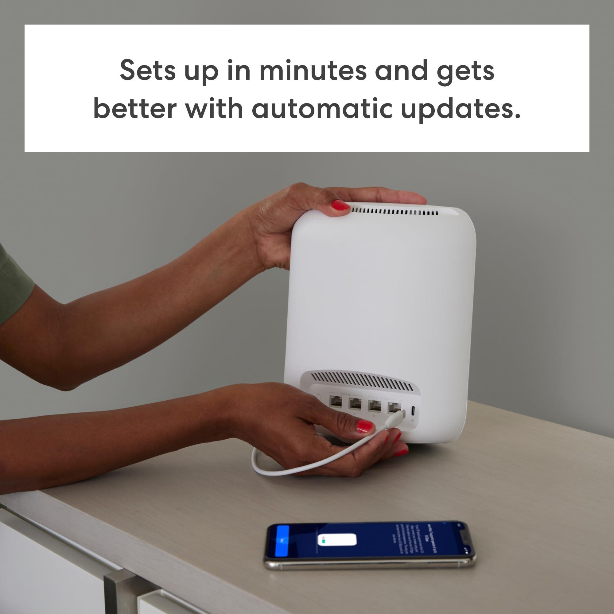 Amazon eero Max 7 mesh wifi system (newest model) - Supports internet plans up to 10 Gbps, Coverage up to 7,500 sq. ft., Connect 750+ devices, 3-pack - Image 6