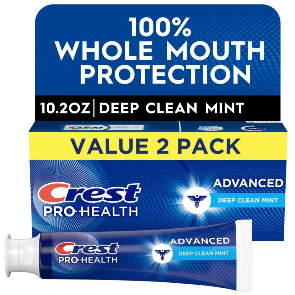 Crest Pro-Health Advanced Deep Clean Mint Toothpaste, 2 Count (Pack of 1) - Image 6