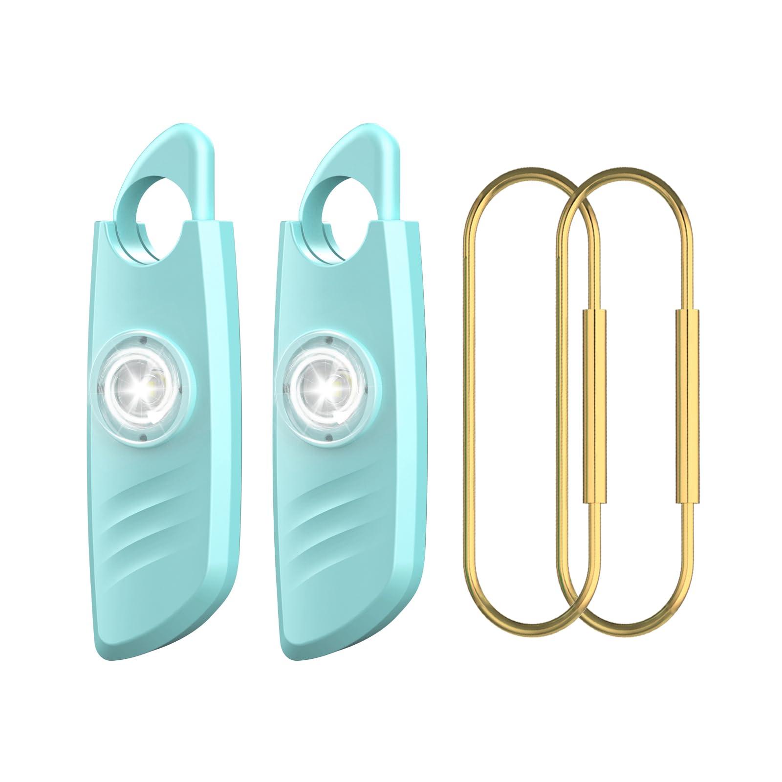 Personal Safety Alarm for Women, 2 Packs 140db Siren, Safe Sound Personal Alarm, Strobe Light and Key Chain, Personal Safety Devices for Women, Men, Children, Elderly