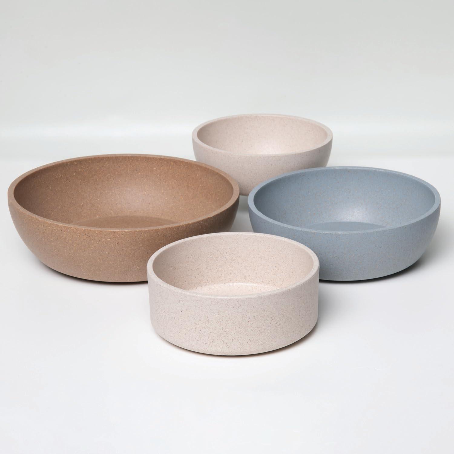 Loving Pets - Dolce Bamboo - Eco-Friendly Pet Bowls & Dishes for Dog, Cats, Puppy Food and Water Dish -Sustainable and Dishwasher Safe, Made with Real Bamboo (Medium, Oat-Beige) - Image 4
