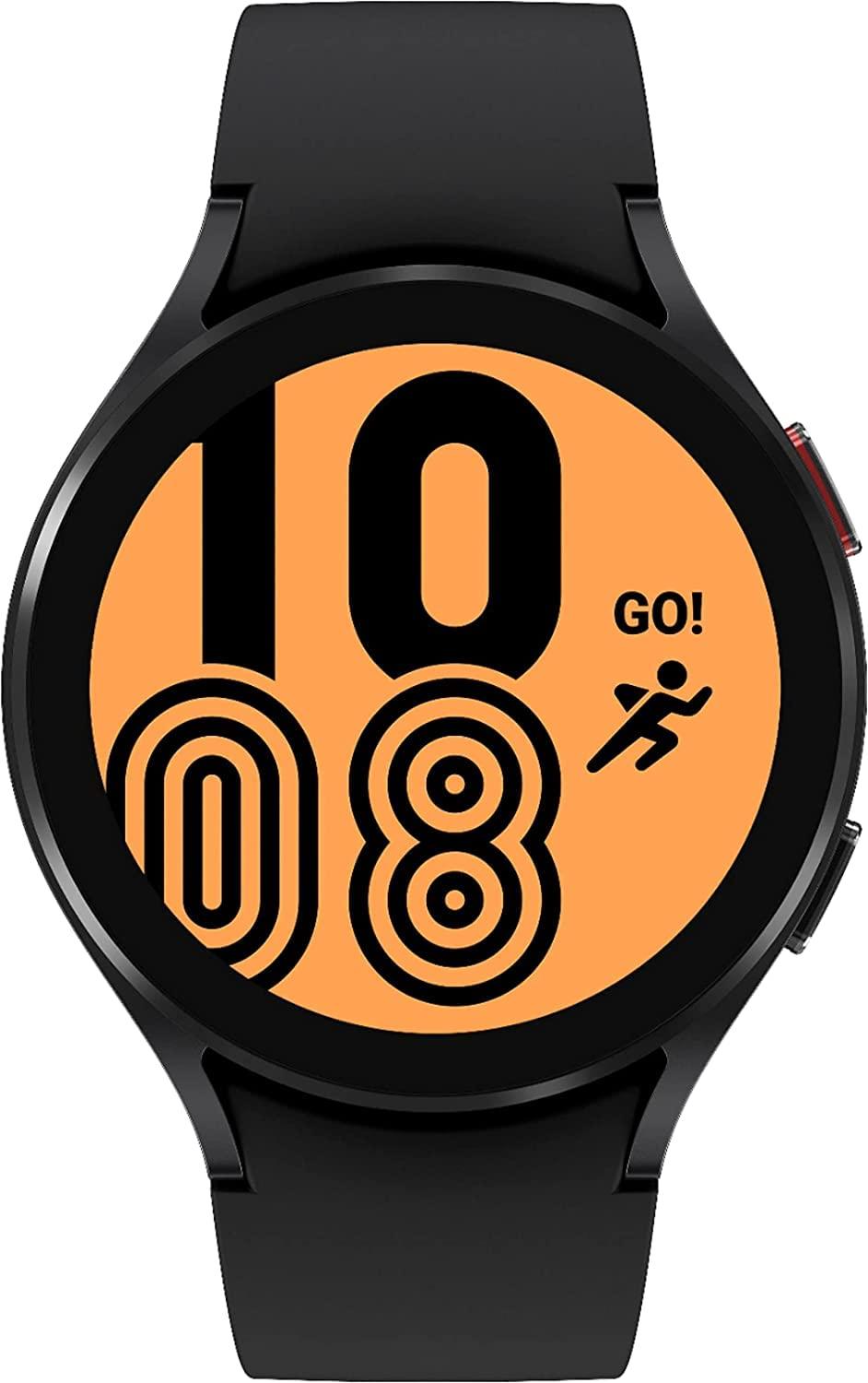 Samsung Galaxy Watch4 Aluminum Smartwatch 44mm LTE - Black (Renewed)