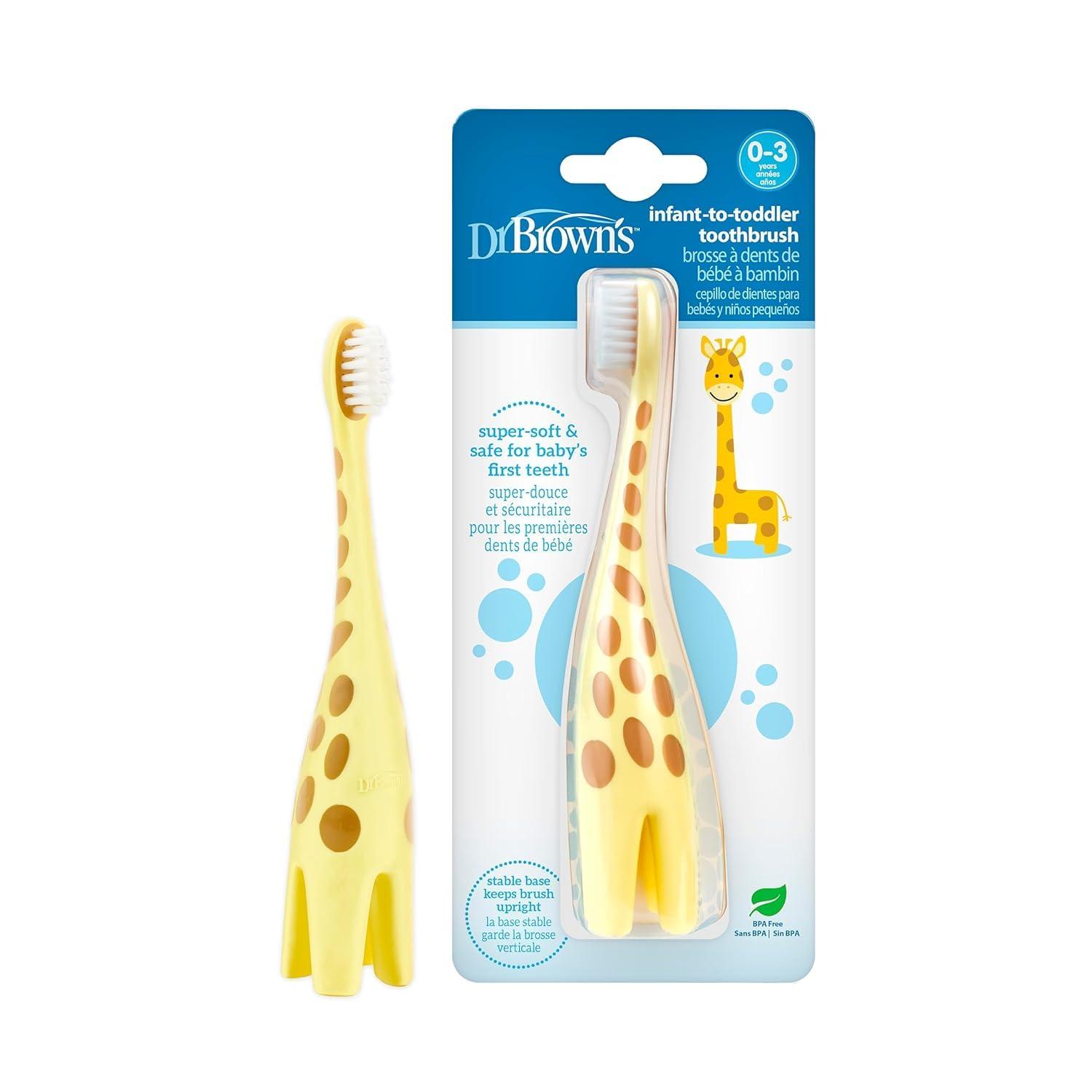 Dr. Brown's Infant-to-Toddler Toothbrush, Giraffe - Image 12
