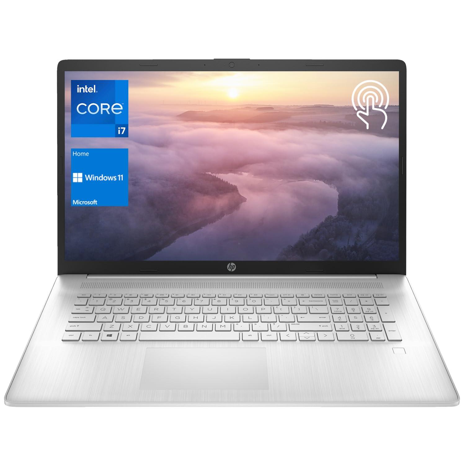 HP 2025 Premium Laptop, 17.3" HD+ Touchscreen, Intel Core i7-1355U, 32GB RAM, 1TB PCIe SSD, Webcam, FP Reader, Backlit Keyboard, Wi-Fi 6, Windows 11 Home